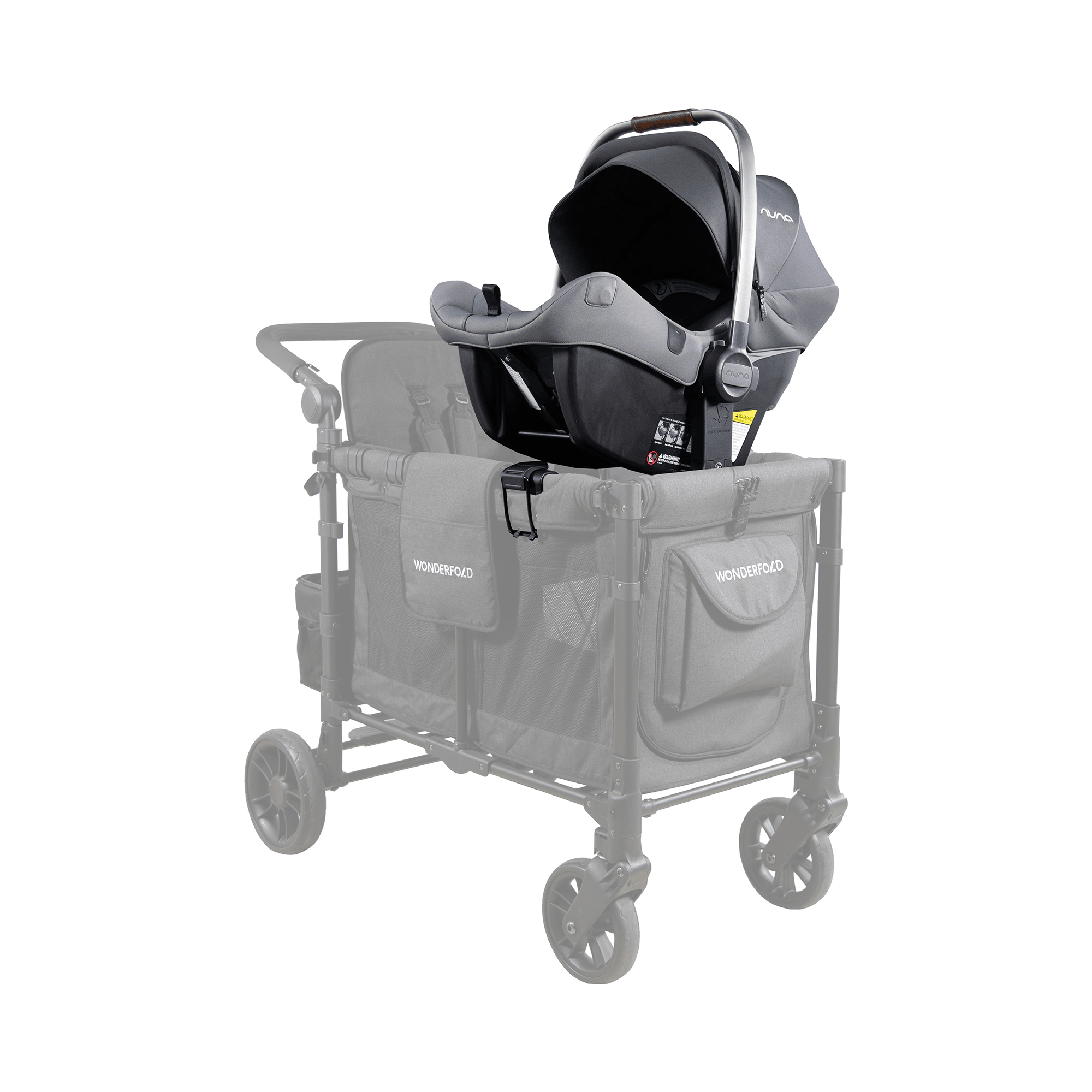 Adapter, WONDERFOLD, Schwarz – Produktansicht