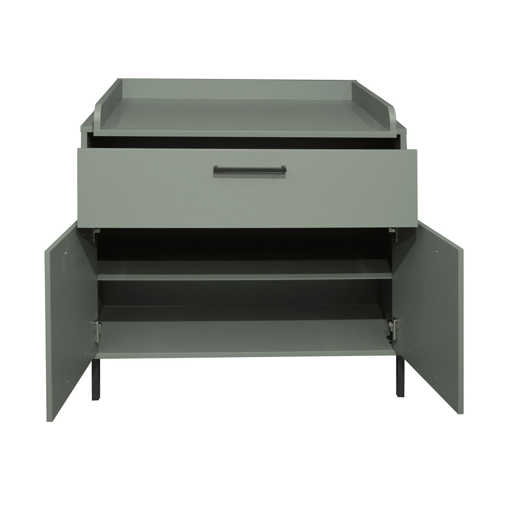 Wickelkommoden schmal, Mäusbacher, Grün – Produktansicht