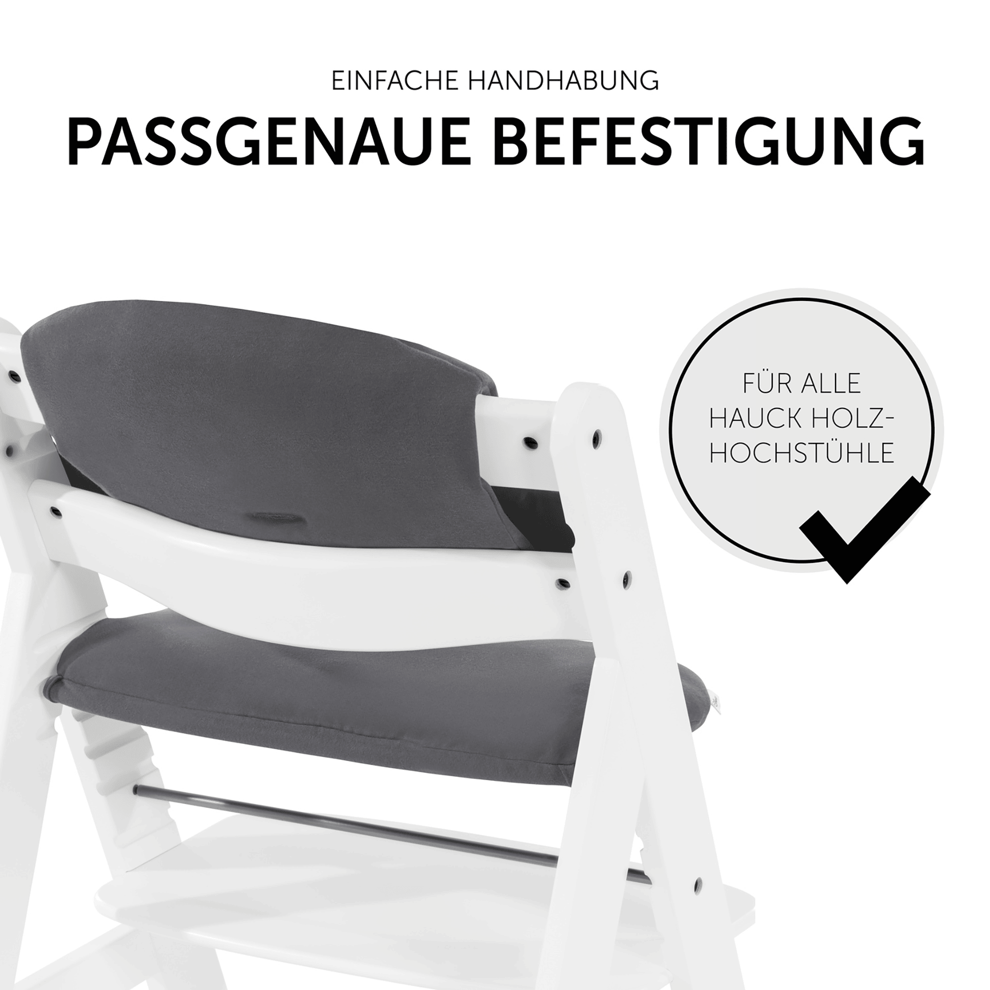 Hochstuhl Zubehör, hauck, Grau – Produktansicht