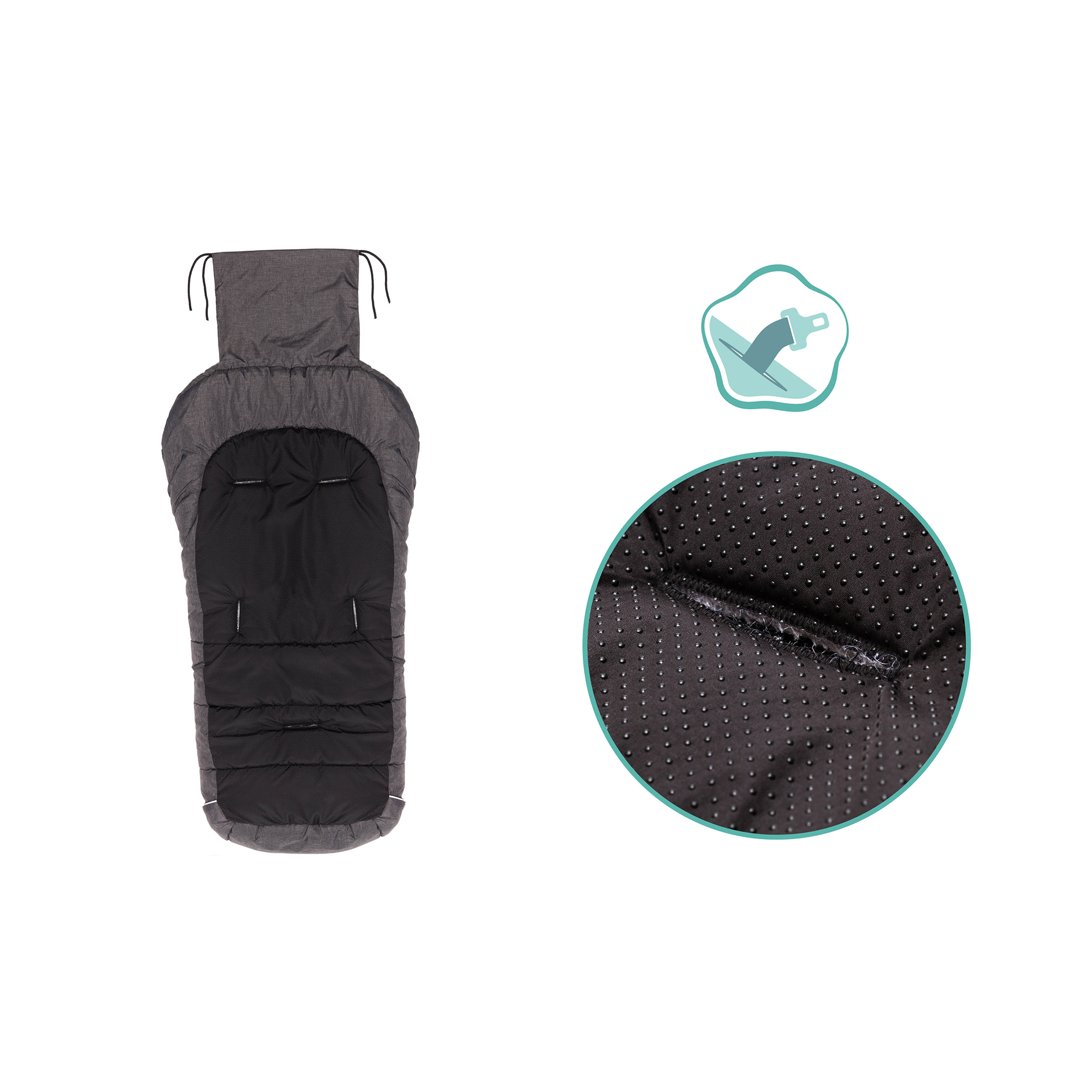Fußsäcke & Decken, LITTLE ONE, Grau – Produktansicht