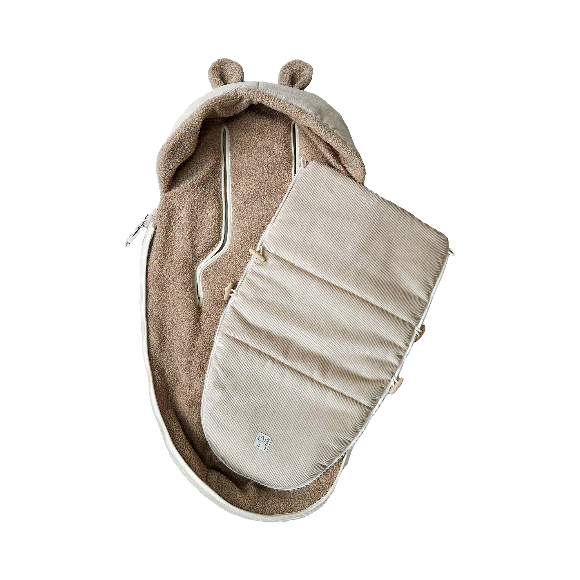 Fußsäcke & Decken, KAISER, Beige – Produktansicht