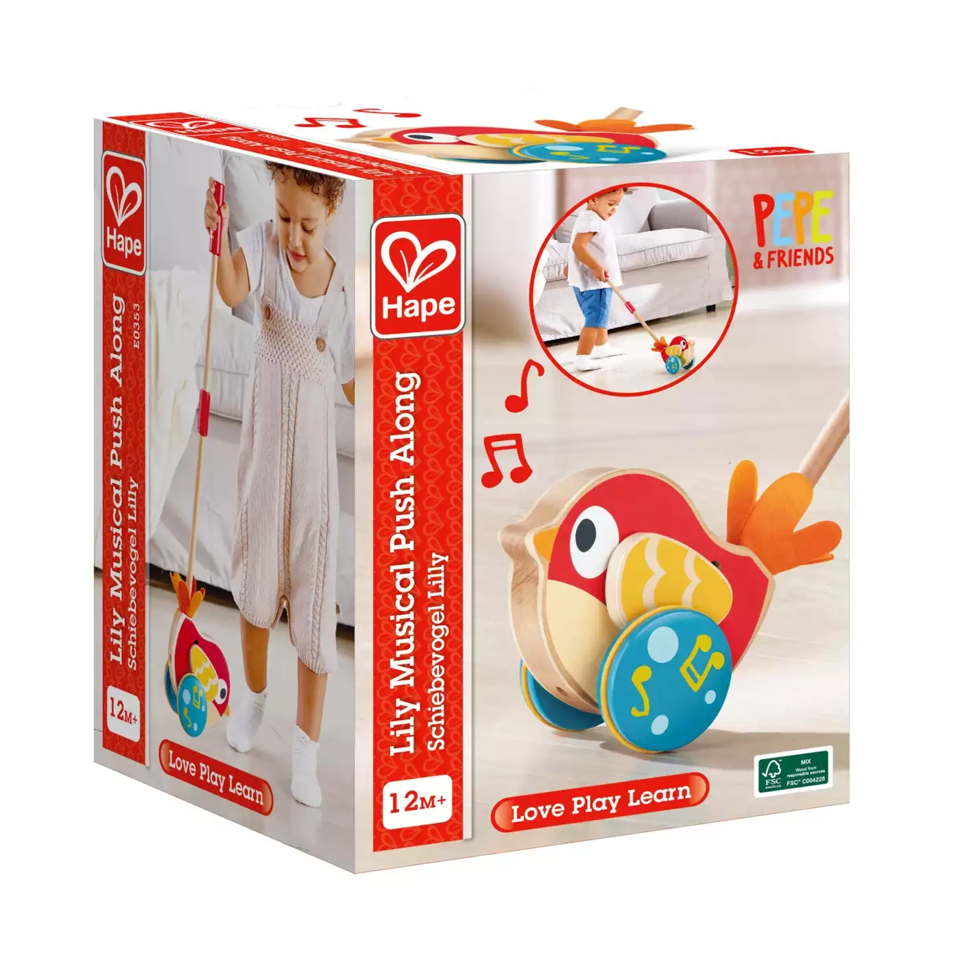 Kinderspielzeug, Hape, Rot – Produktansicht