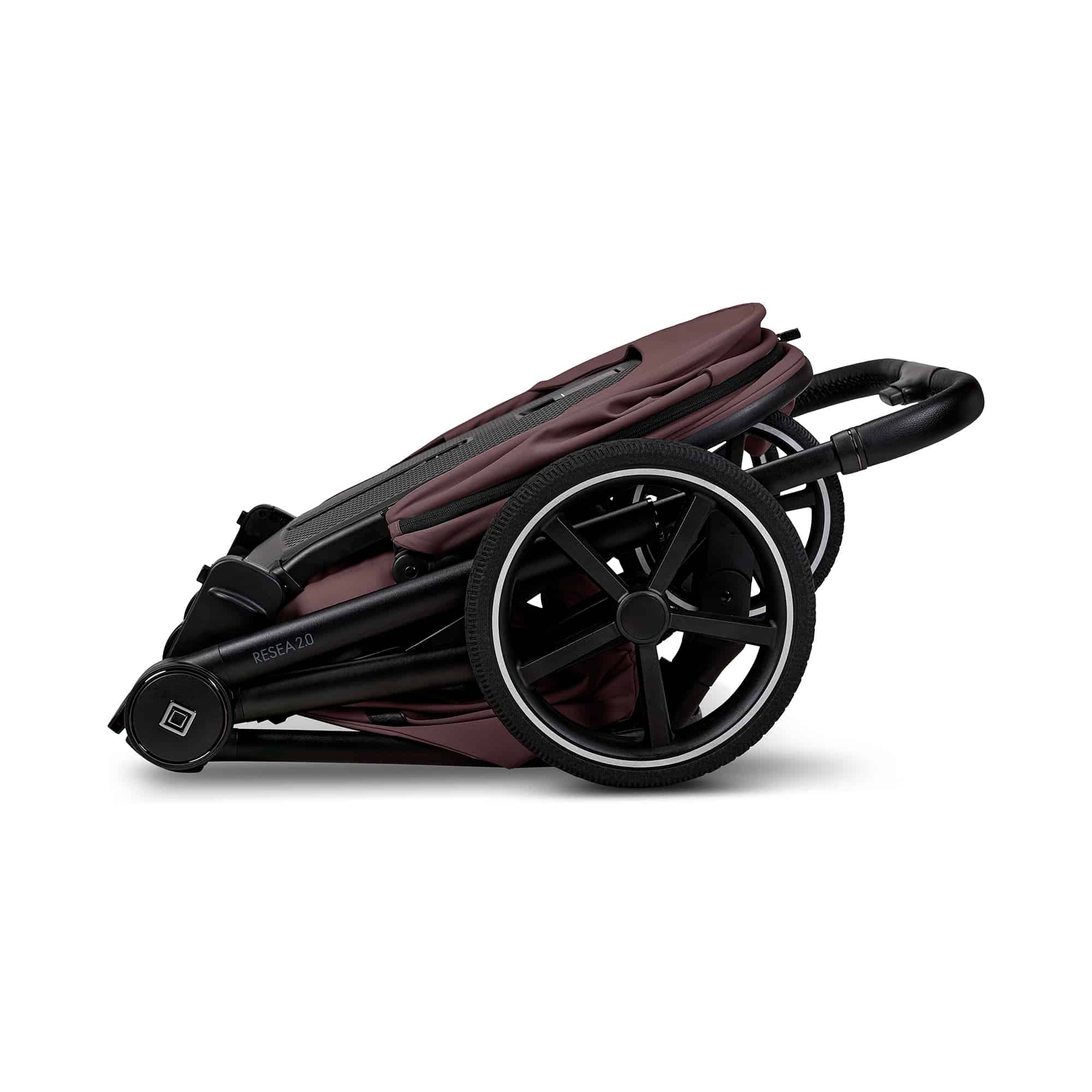 Kombi-Kinderwagen, MOON, Braun – Produktansicht