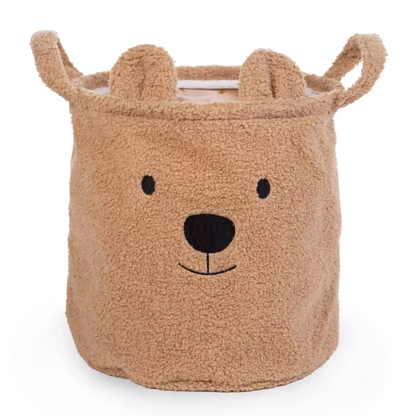 Aufbewahrungskorb Teddy 30 x 30 x 30 cm CHILDHOME Beige 2000580897302 1