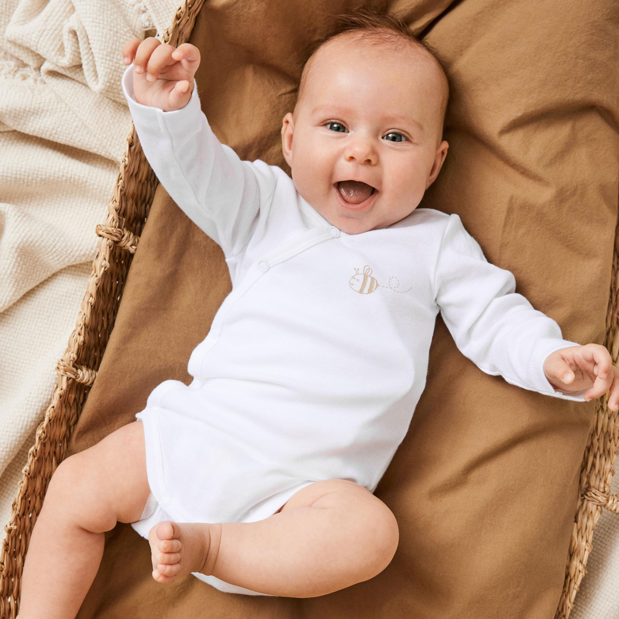 Body Bébé Personnalisé Lalasol - Manches Longues, Imprimé En France, Cadeau Naissance, Baptême, Noël