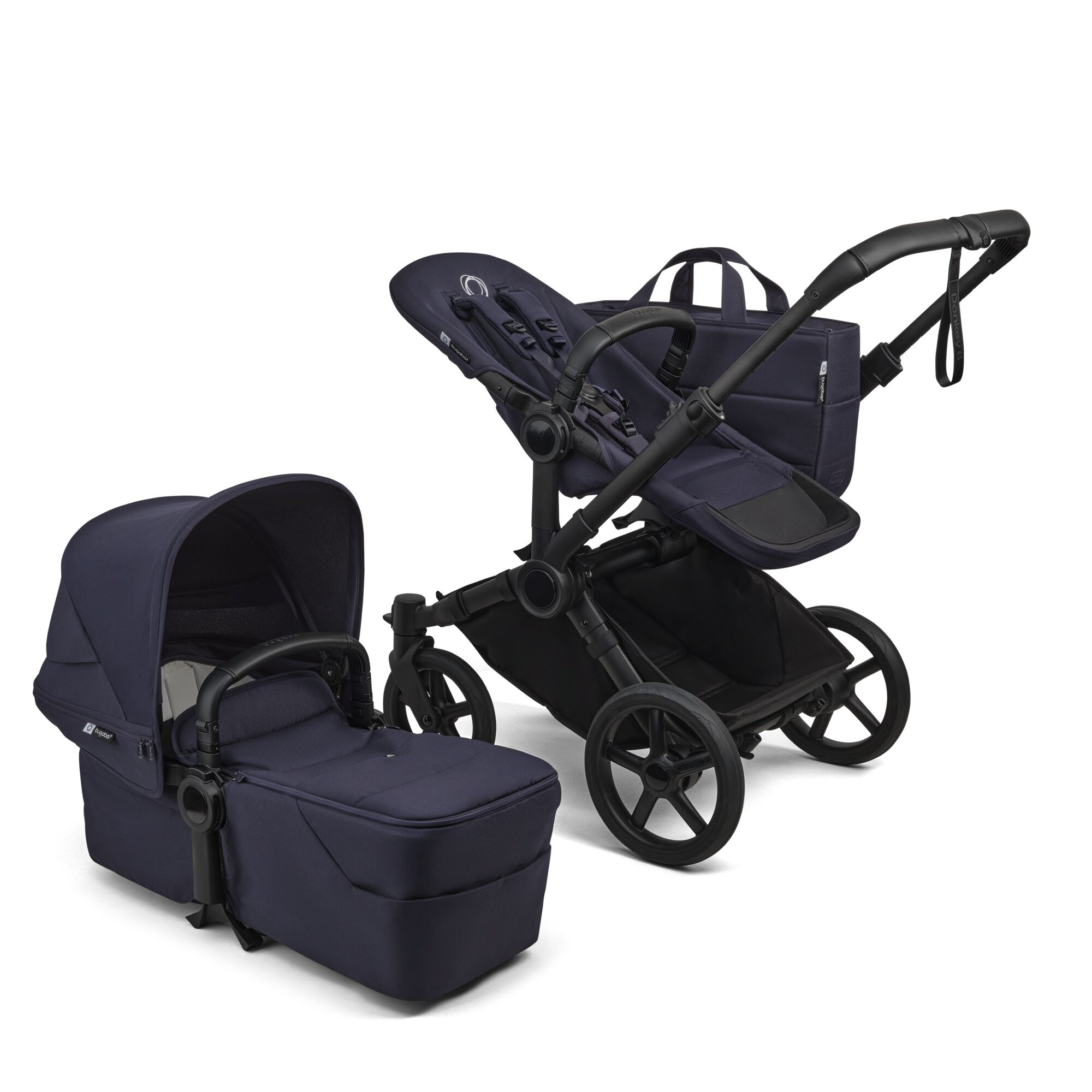 Kombi-Kinderwagen, bugaboo, Blau – Produktansicht
