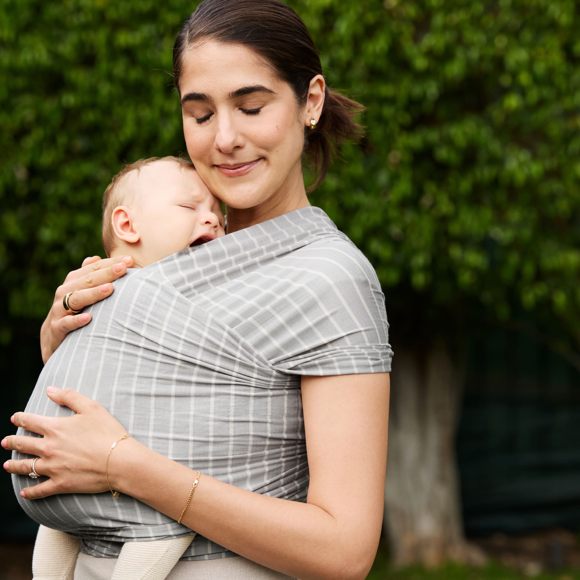 Tragetücher, ERGObaby, Grau – Produktansicht