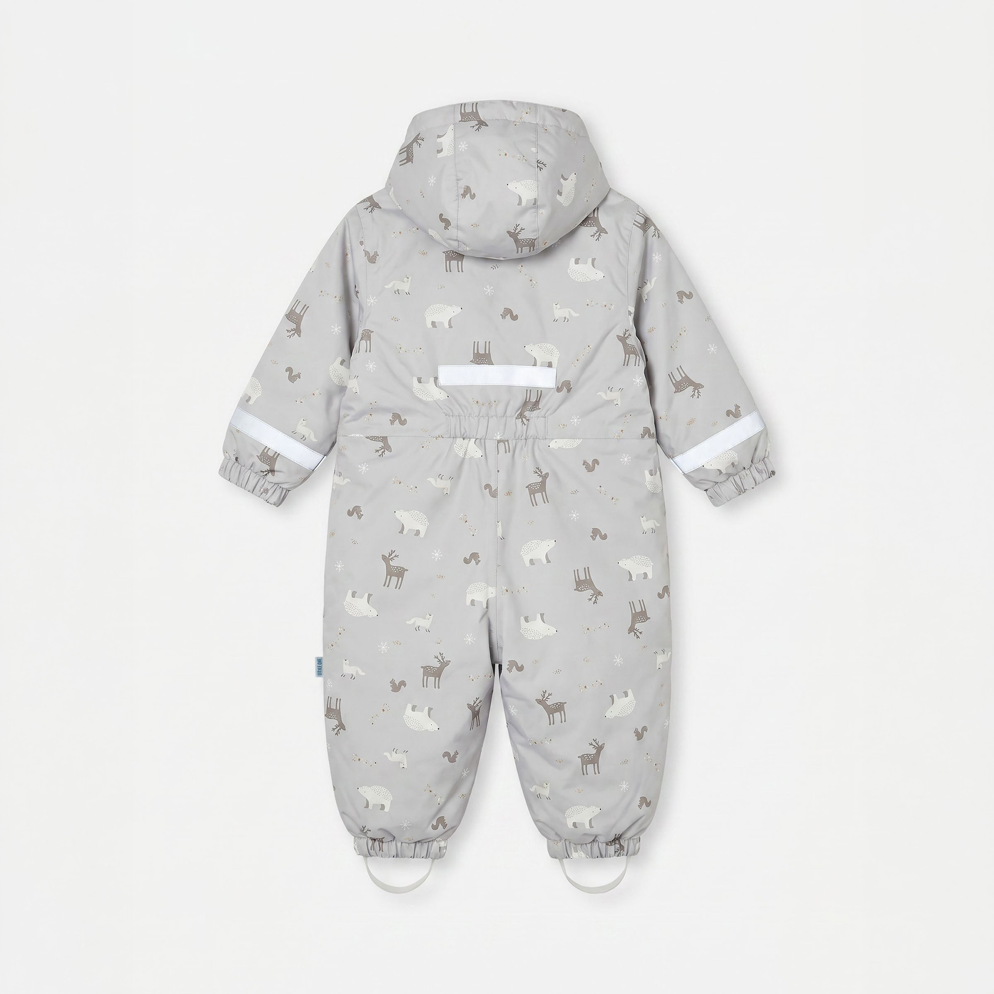 Schneeanzüge, LITTLE ONE, Grau – Besonderheit: Oeko-Tex Standard 100 zertifiziert (Zertifizierungsnummer 08.0.60350 Hohenstein HTTI)