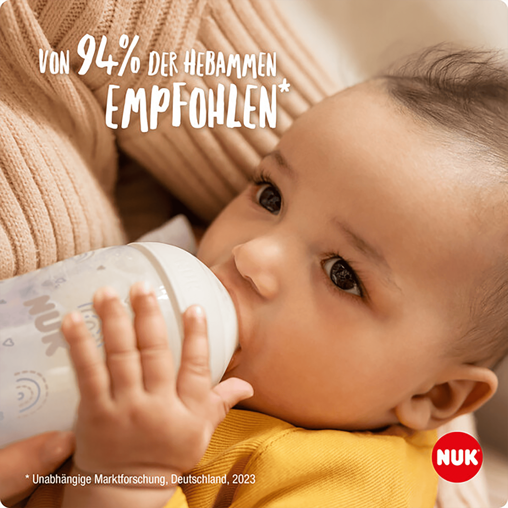 Babyfläschchen, NUK, Transparent – Produktansicht