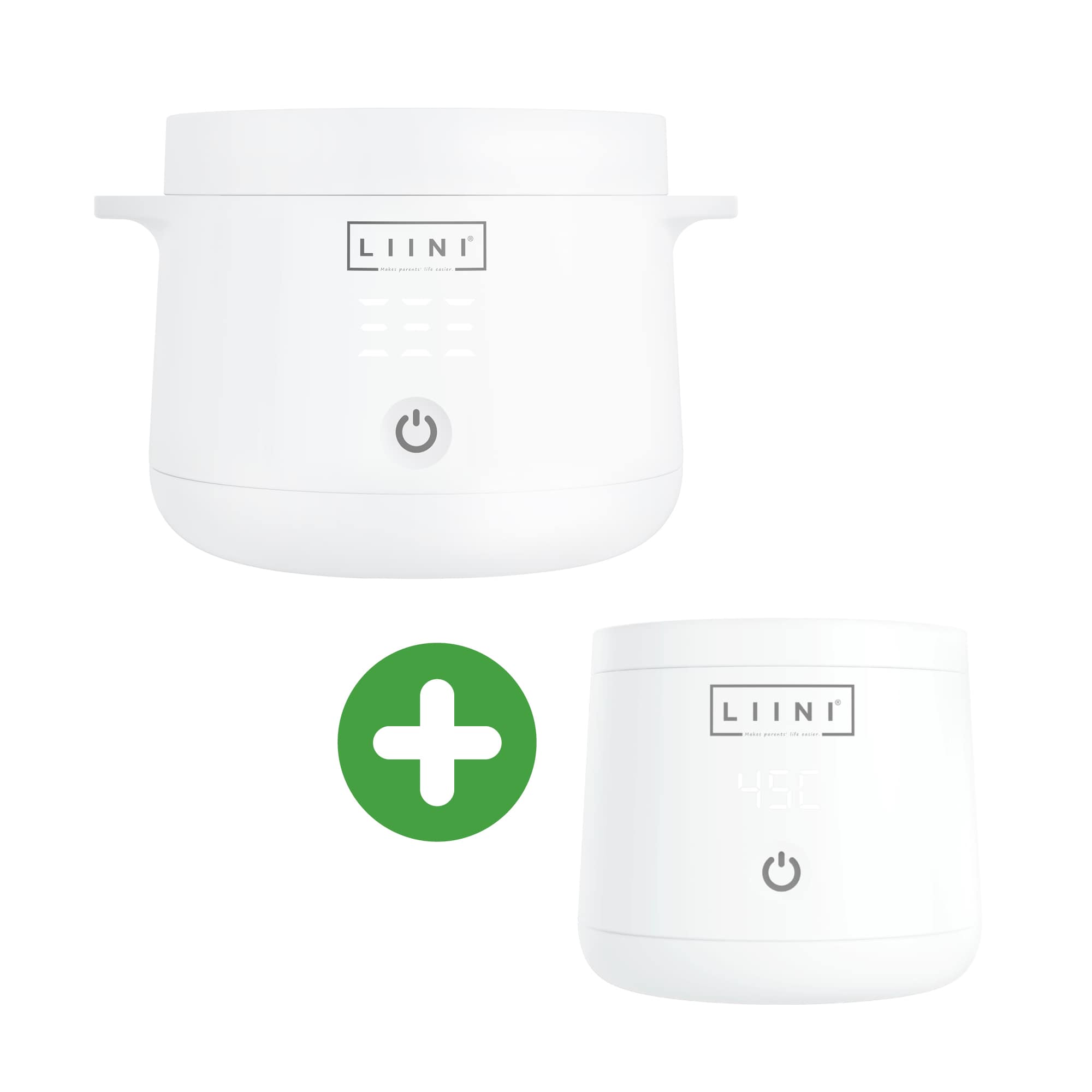 Babykostwärmer, LIINI, Weiß – Produktansicht