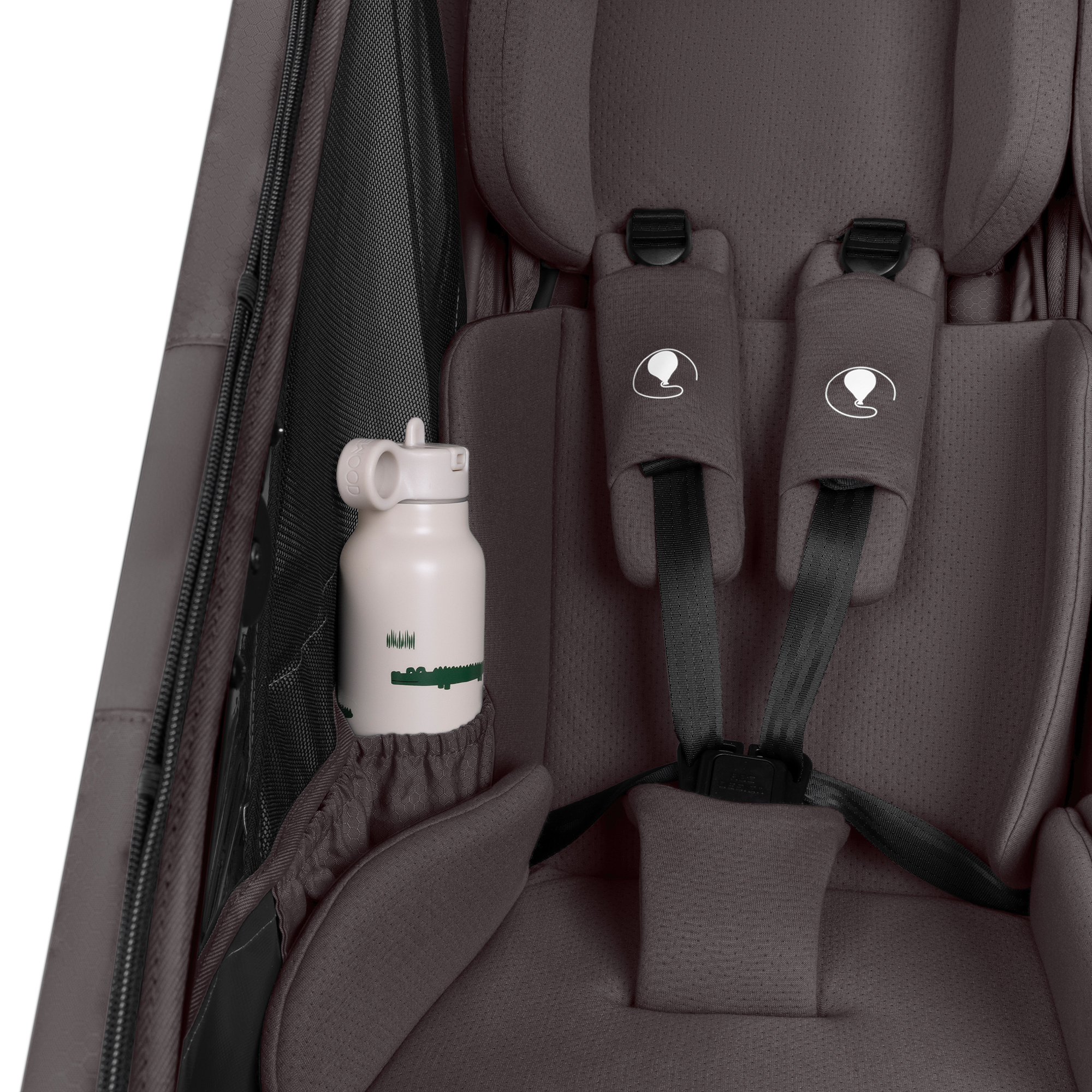 Fahrradanhänger, ABC DESIGN, Grau – Produktansicht