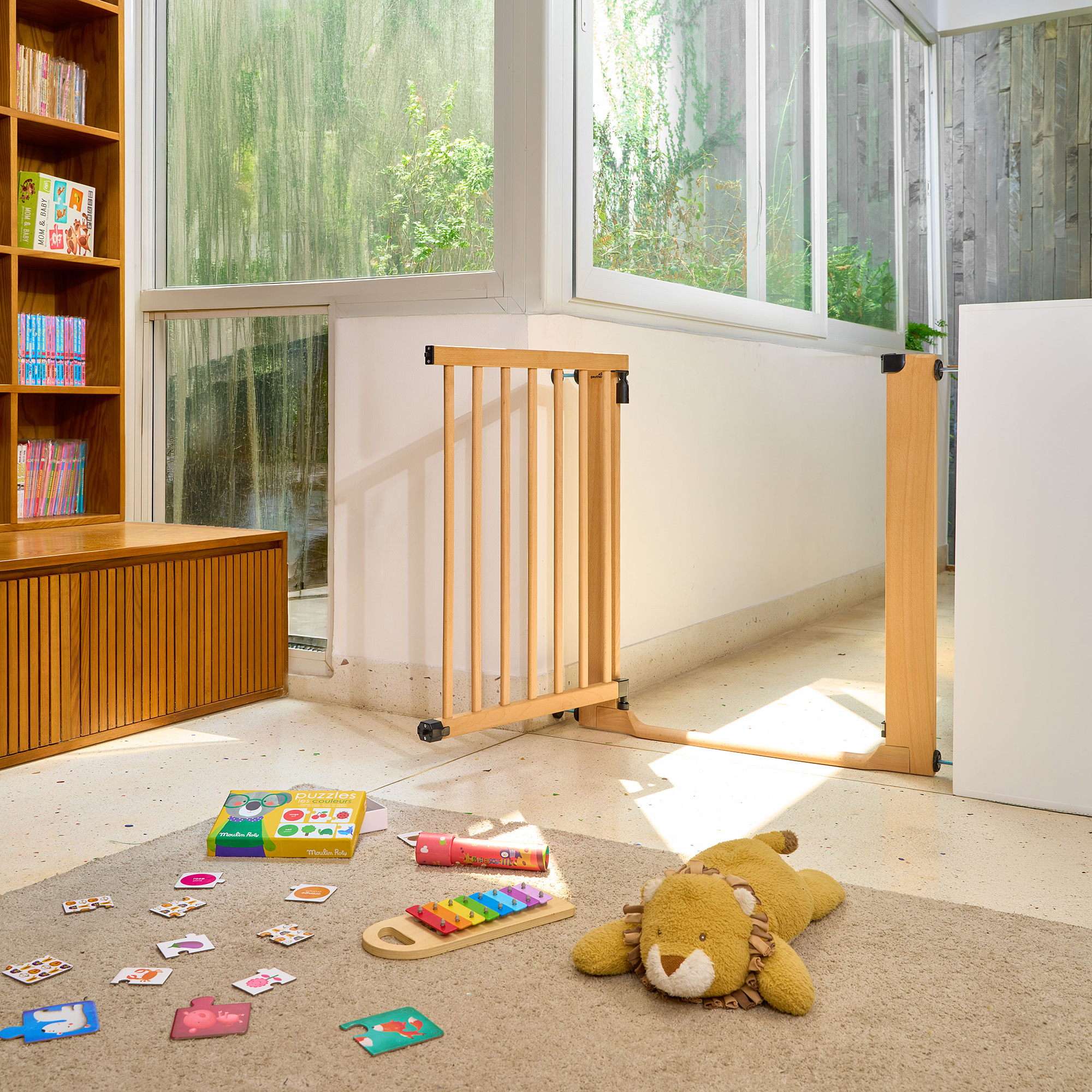 Tür- & Treppenschutzgitter, Geuther, Beige – Produktansicht