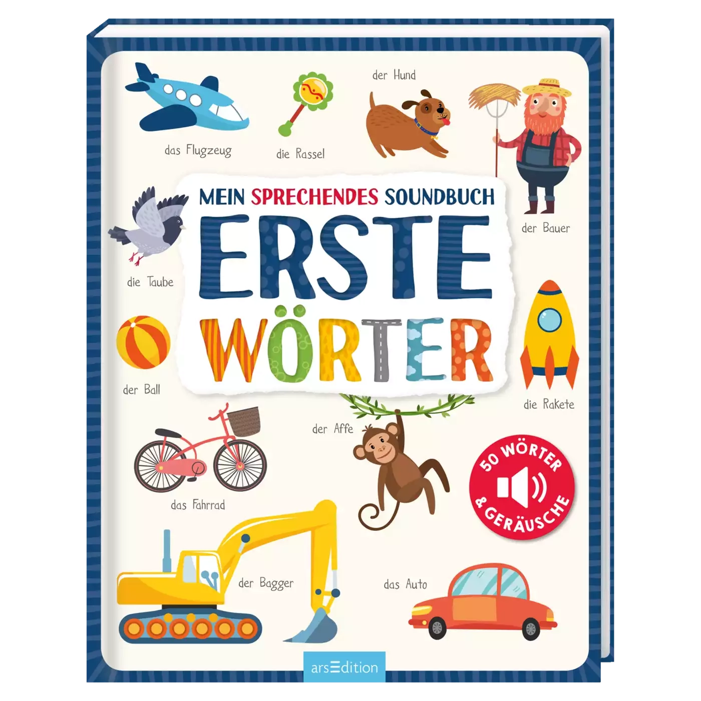 Kinderbücher, arsEdition, Mehrfarbig – Besonderheit: 50 Wörter und ihre Geräusche