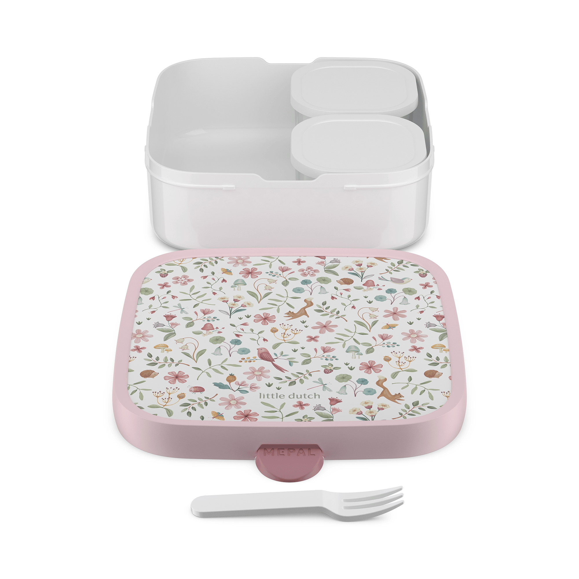 Brotdosen & Snackboxen, MEPAL, Mehrfarbig – Besonderheit: mit herausnehmbaren Bento-Einsätzen und einer Snackgabel