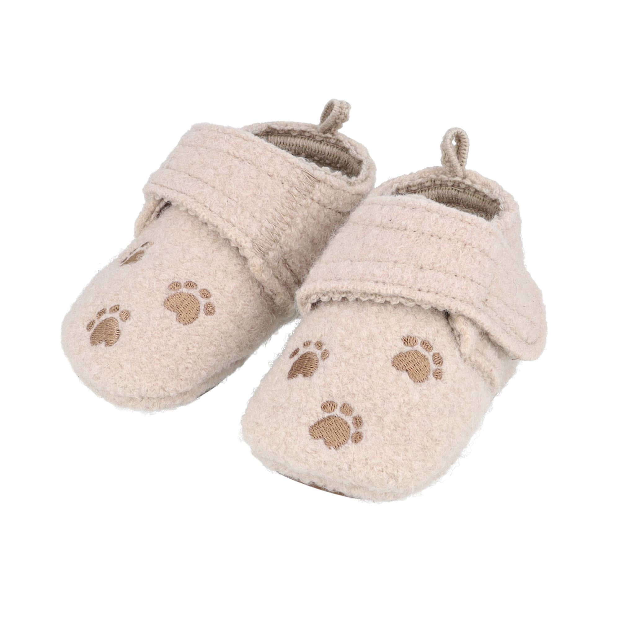 Hausschuhe, MaxiMo, Beige – Besonderheit: aus 100% Wolle