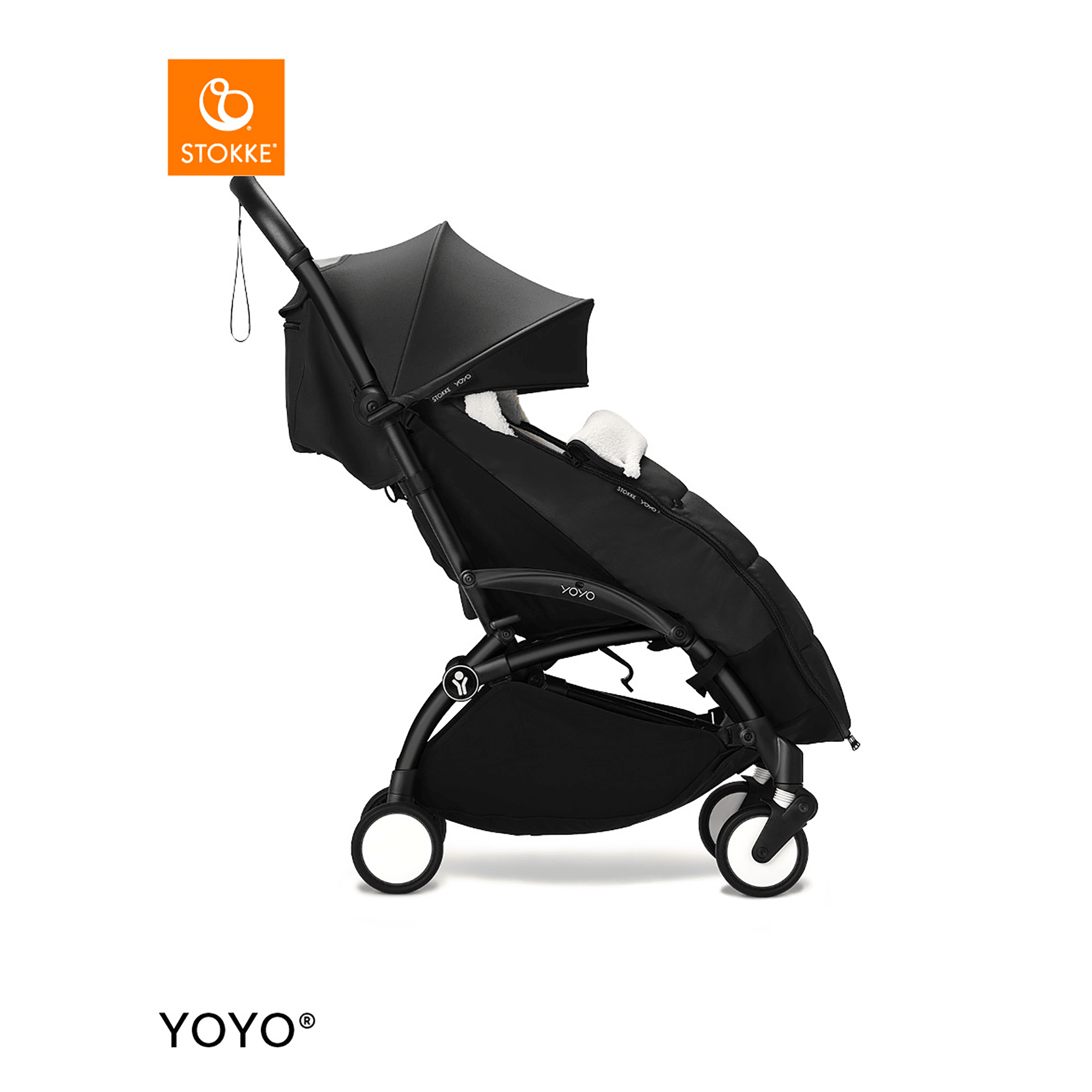 Fußsäcke & Decken, STOKKE, Schwarz