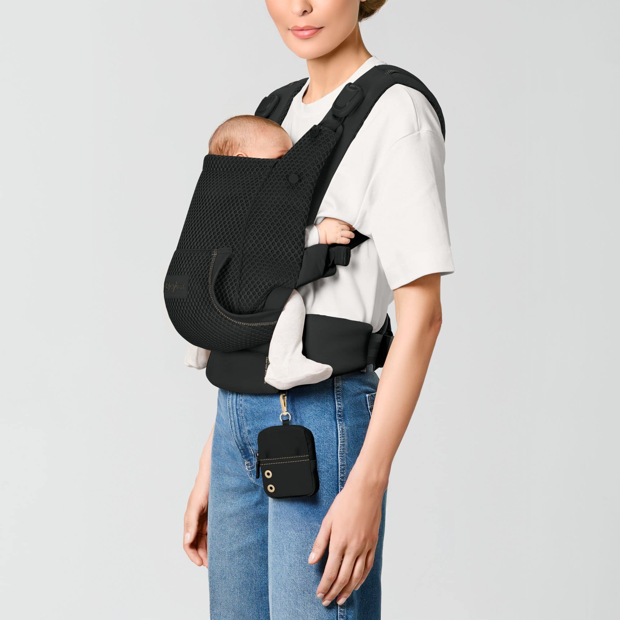 Babytragen Mesh, cybex, Schwarz – Produktansicht