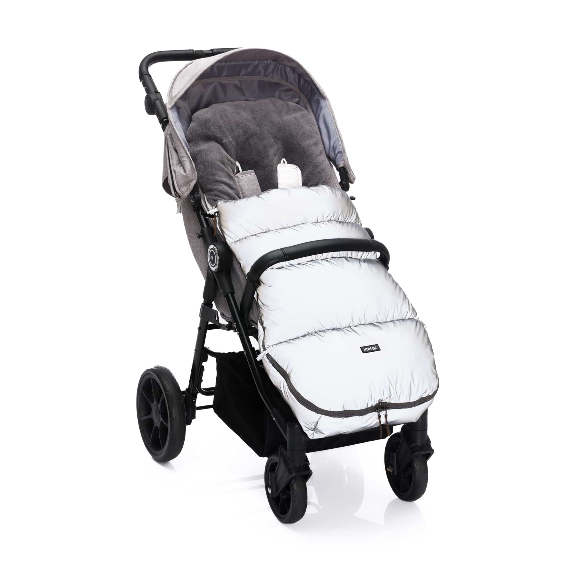 Fußsäcke & Decken, LITTLE ONE, Grau – Besonderheit: kuschelweicher Innenstoff aus 100% Coralfleece