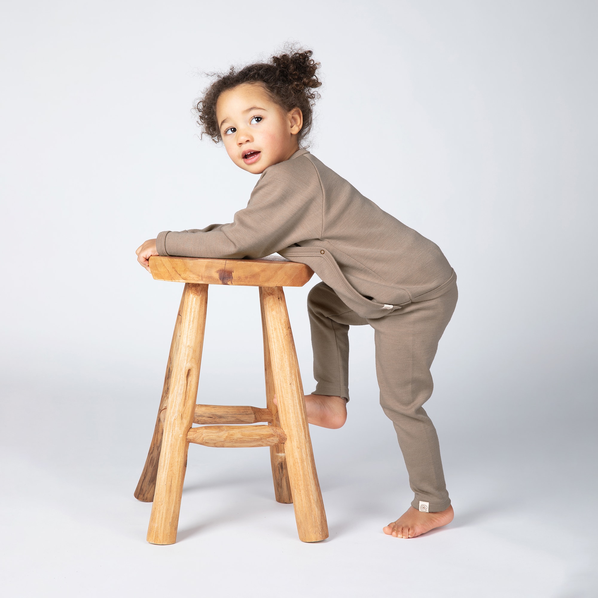 ENGEL, ENGEL, Beige – Besonderheit: weiches Langarm-Wickelshirt aus hochwertiger Interlock-Qualität