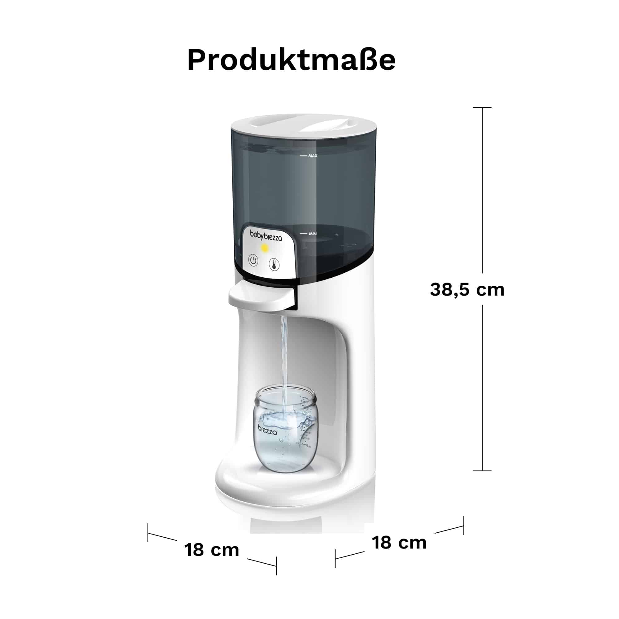 Babykostwärmer, babybrezza, Weiß – Produktansicht