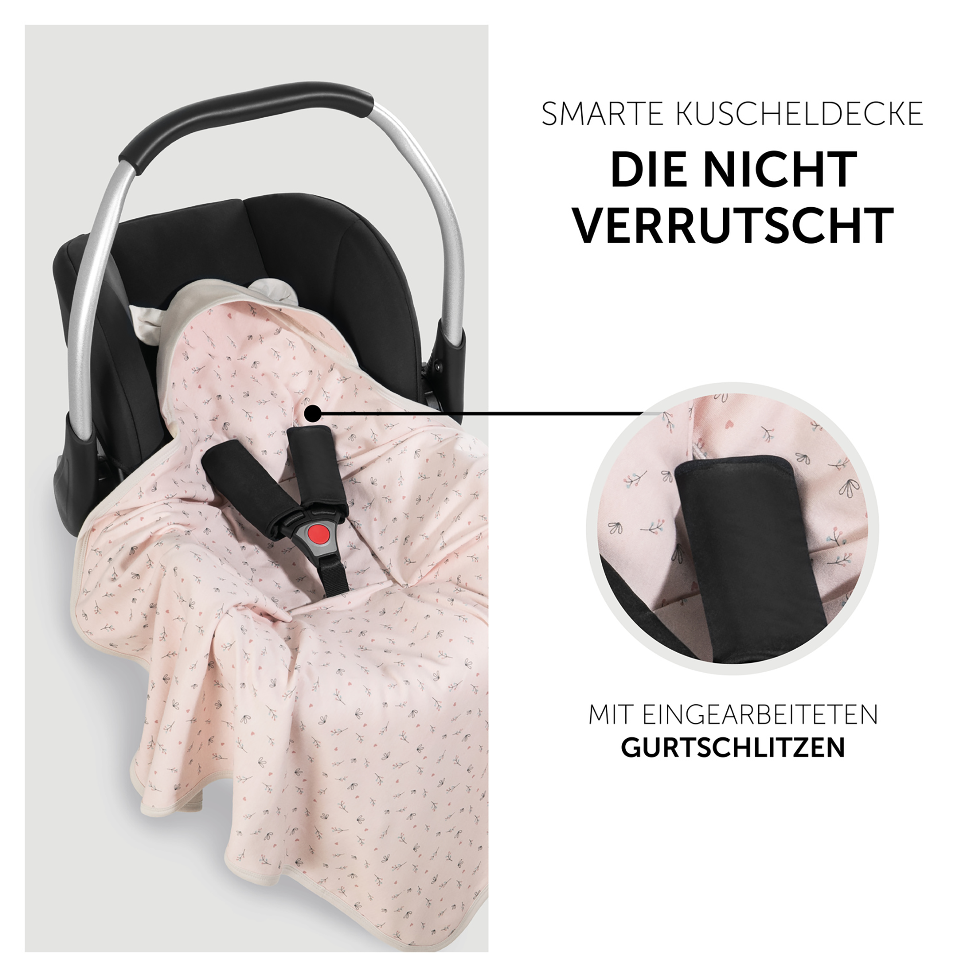 Einschlagdecken & Decken, hauck, Beige – Produktansicht