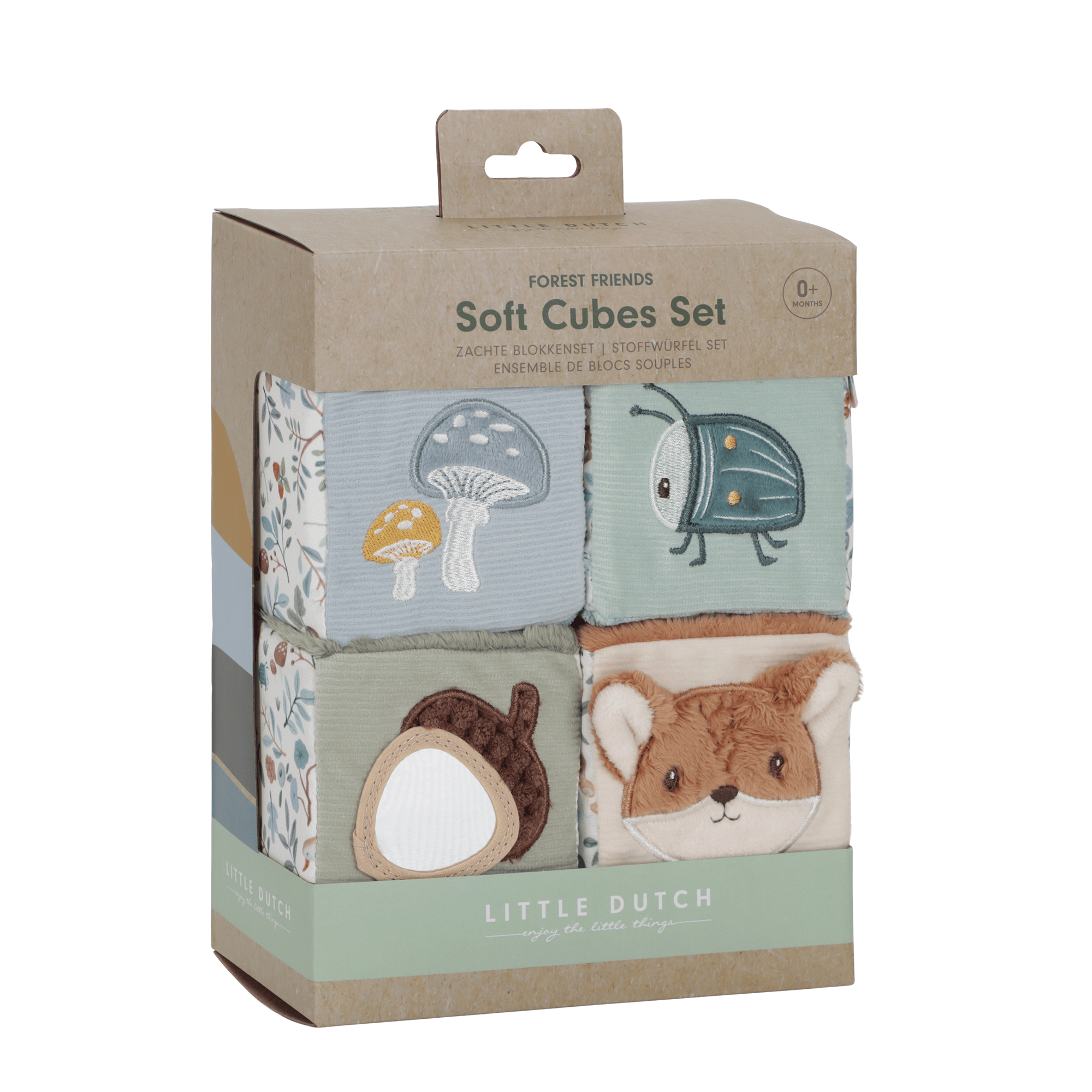 Spielwürfel, LITTLE DUTCH, Mehrfarbig – Produktansicht