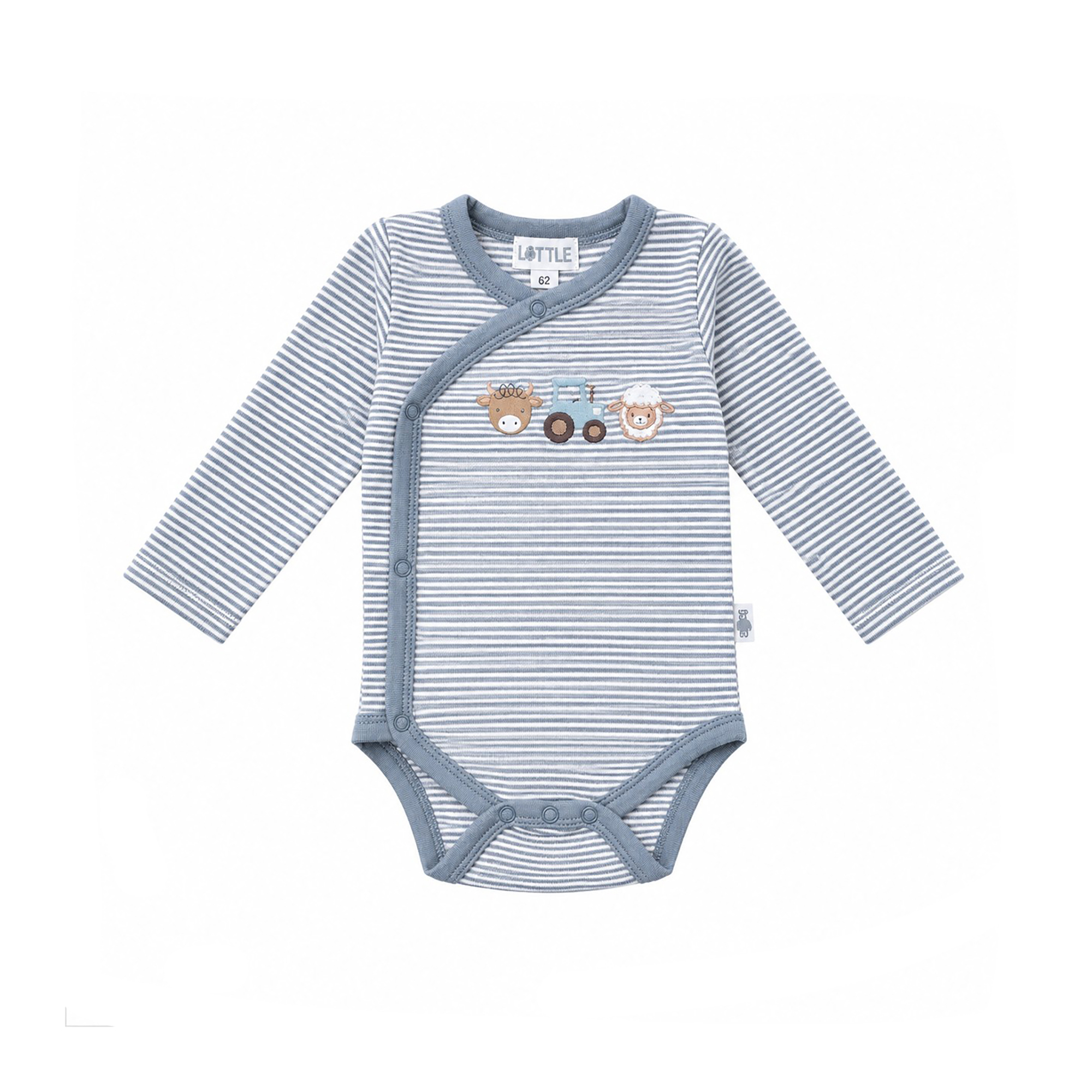 Wickelbodys, LITTLE, Blau – Produktansicht