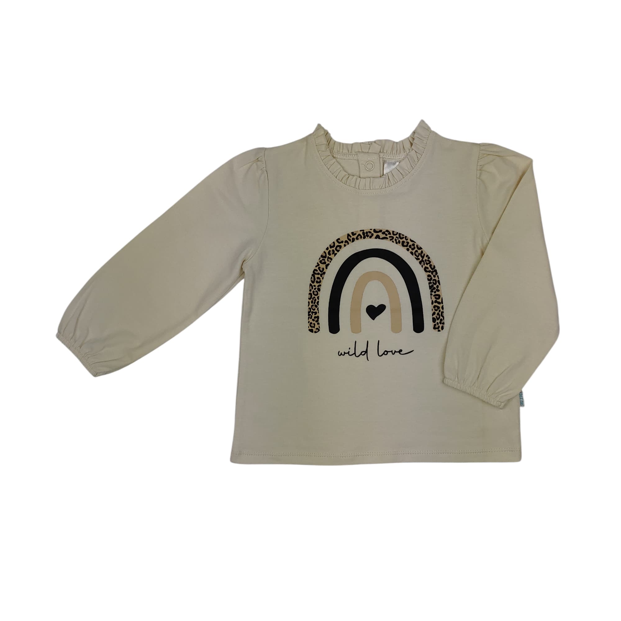 Langarmshirts, LITTLE ONE, Grün – Besonderheit: aus 95% Baumwolle