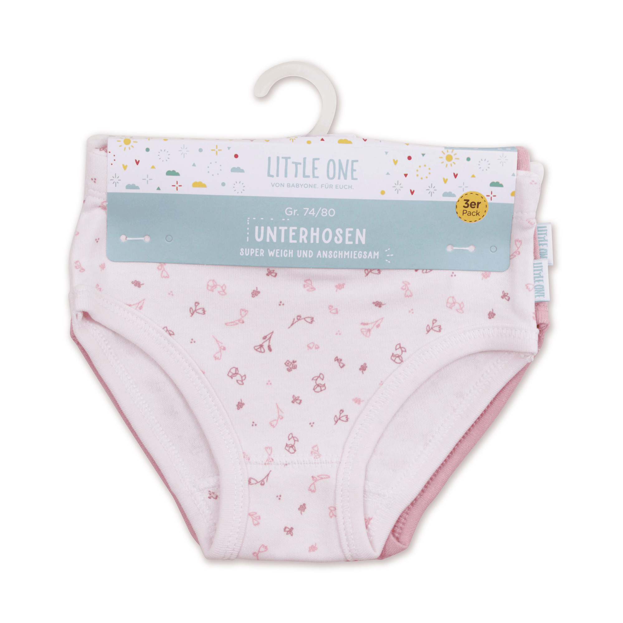 Unterwäsche, LITTLE ONE, Pink – Produktansicht