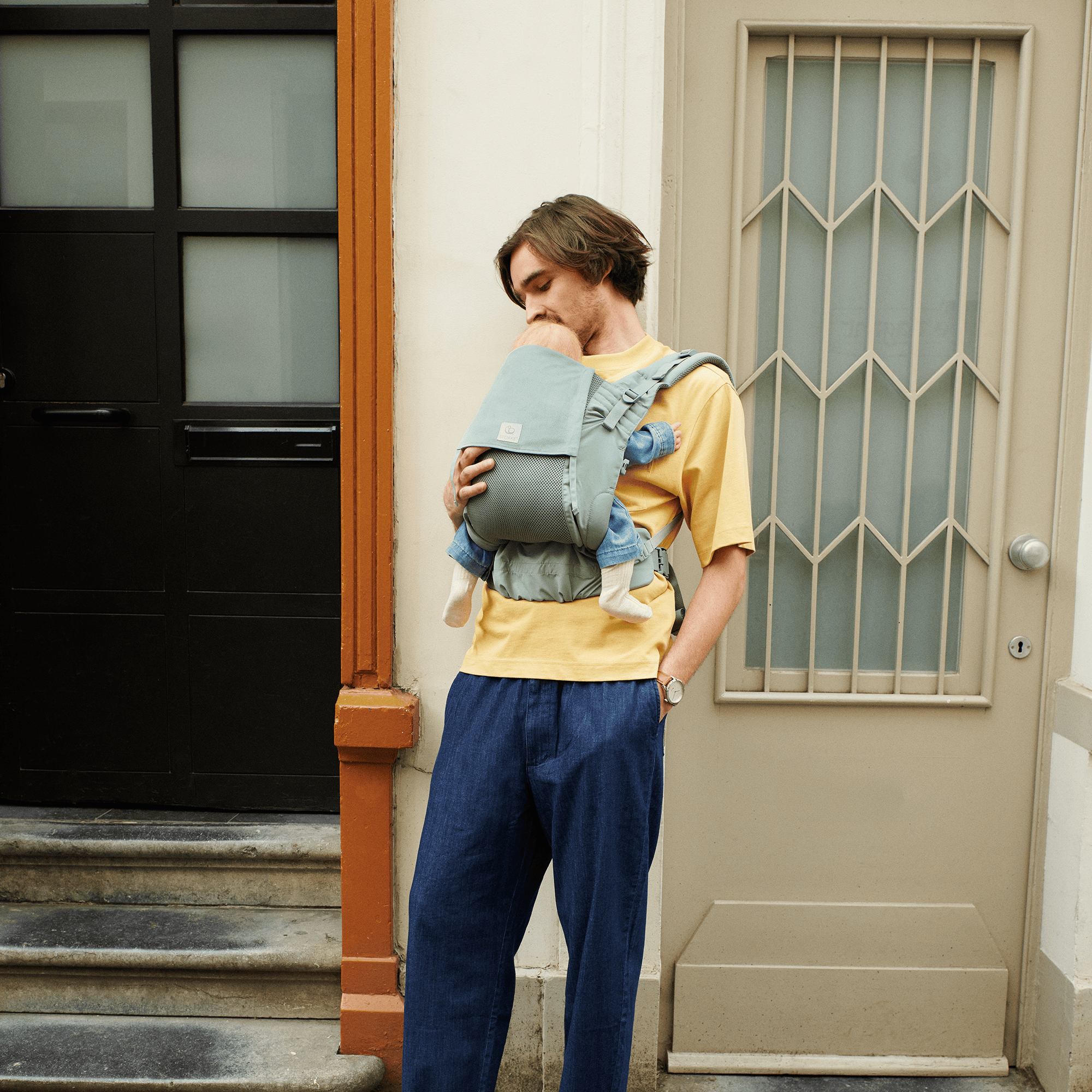 Babytragen, STOKKE, Grün – Produktansicht