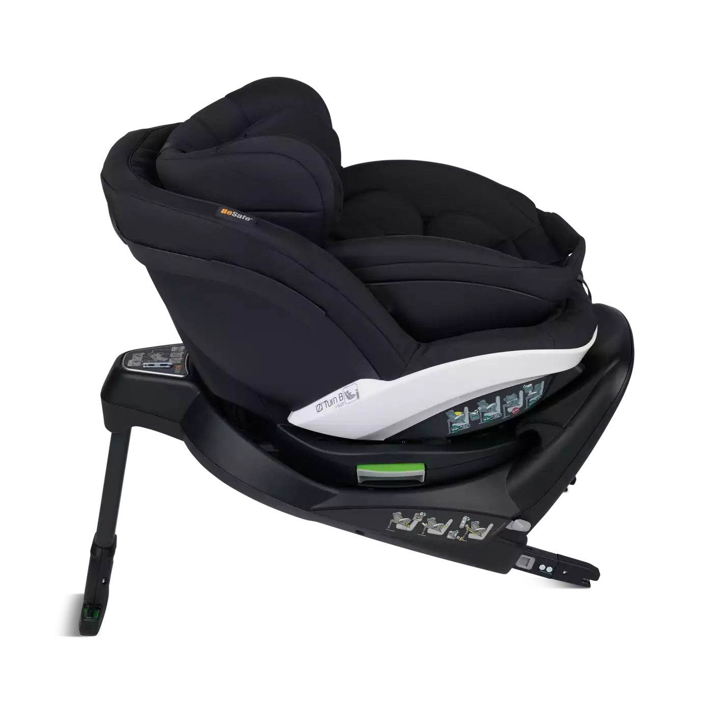 Reboarder 0-18 kg, Gruppe 0+/1, BeSafe, Schwarz – Produktansicht