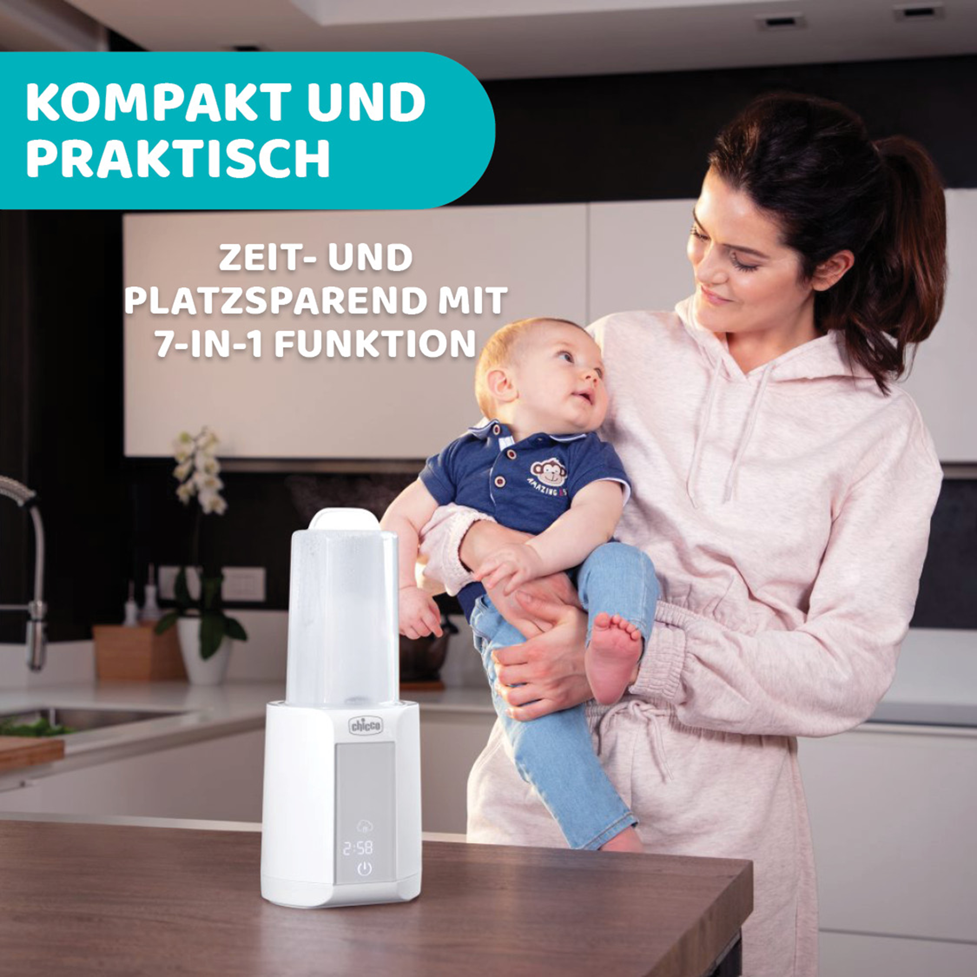 Babykostwärmer, chicco, Weiß – Produktansicht