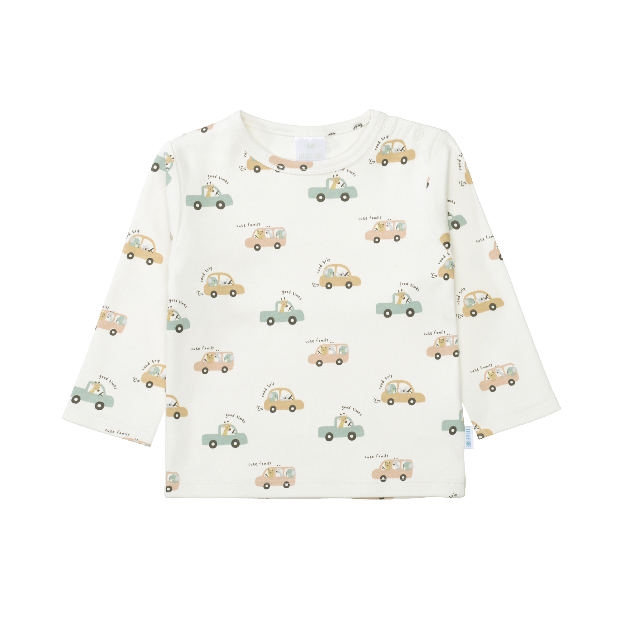 Langarmshirts, LITTLE ONE, Weiß – Produktansicht