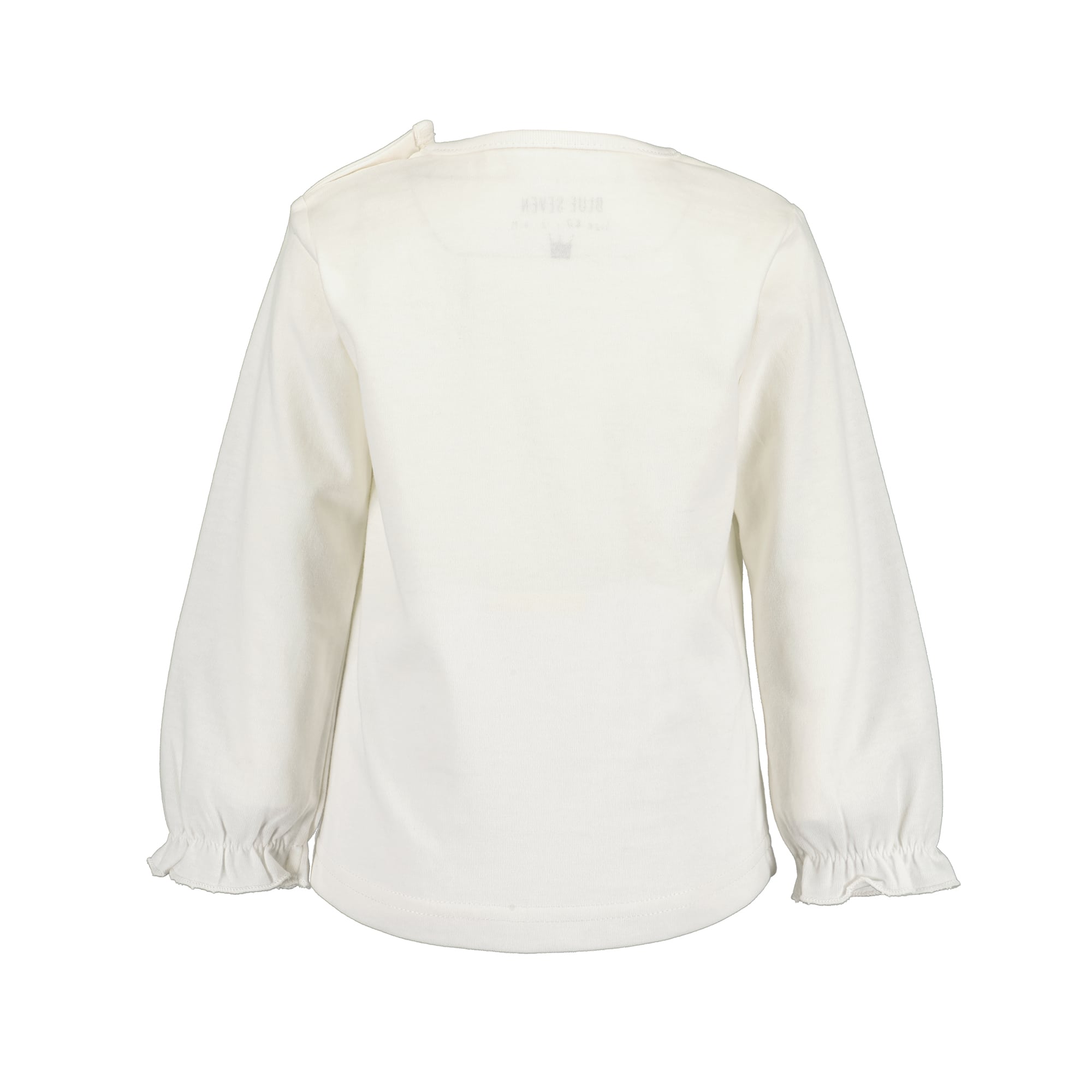 Langarmshirts, blue seven, Weiß – Besonderheit: aus 100% Baumwolle