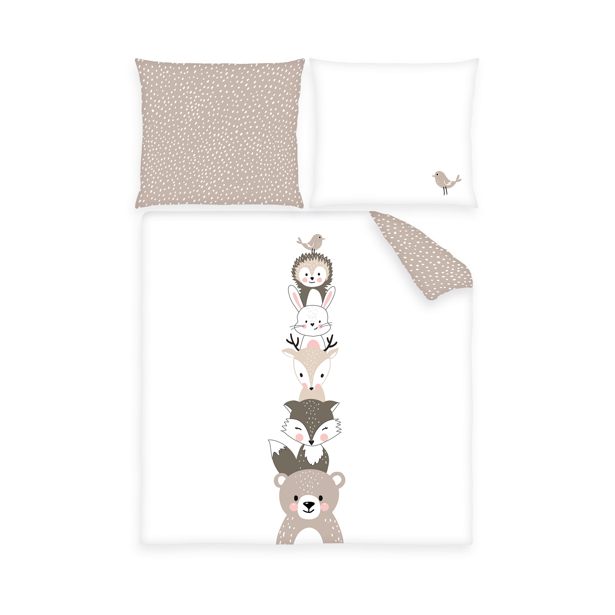 Babybettwäsche, HERDING, Weiß – Produktansicht