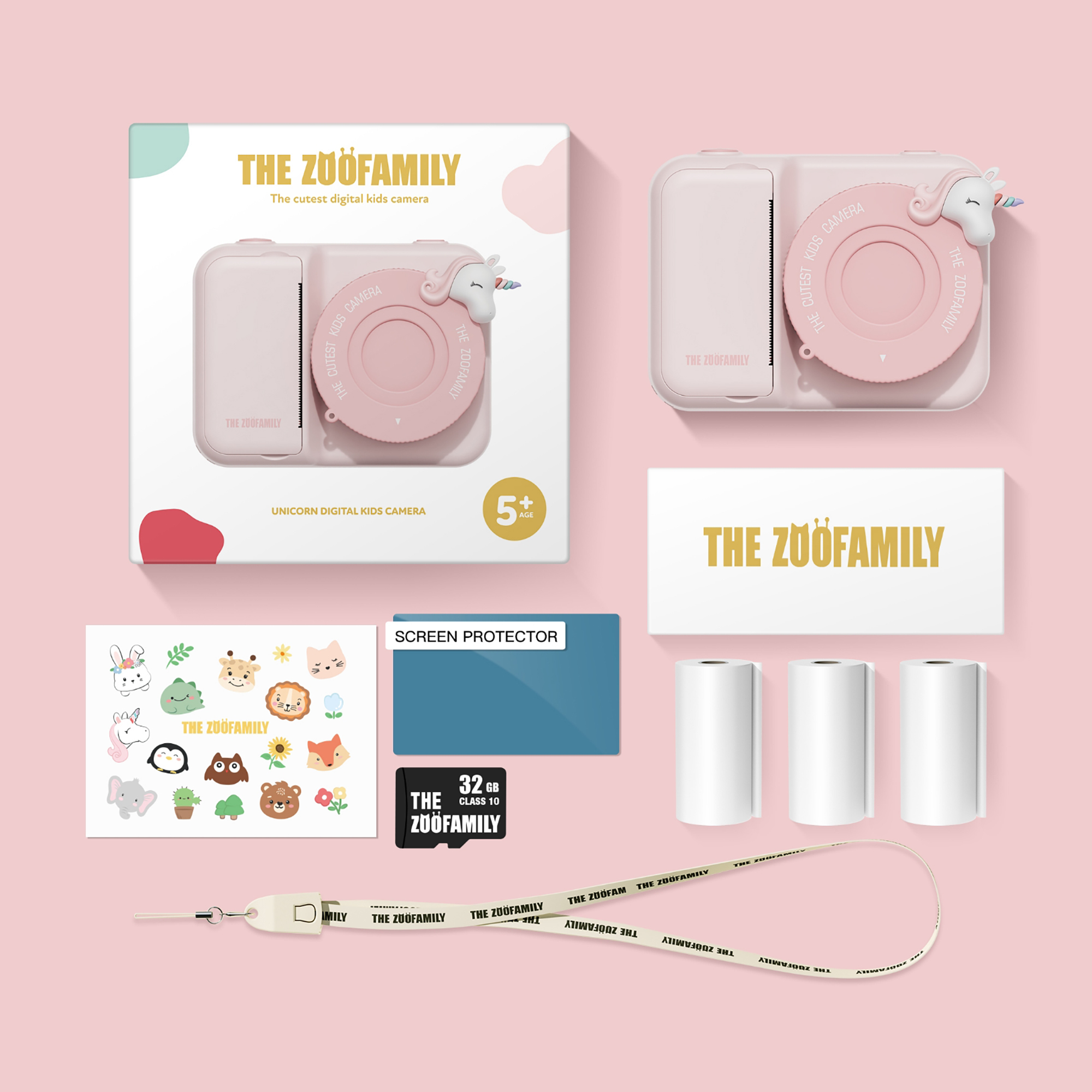 Elektronisches Spielzeug, ZOOFAMILY, Weiß – Produktansicht