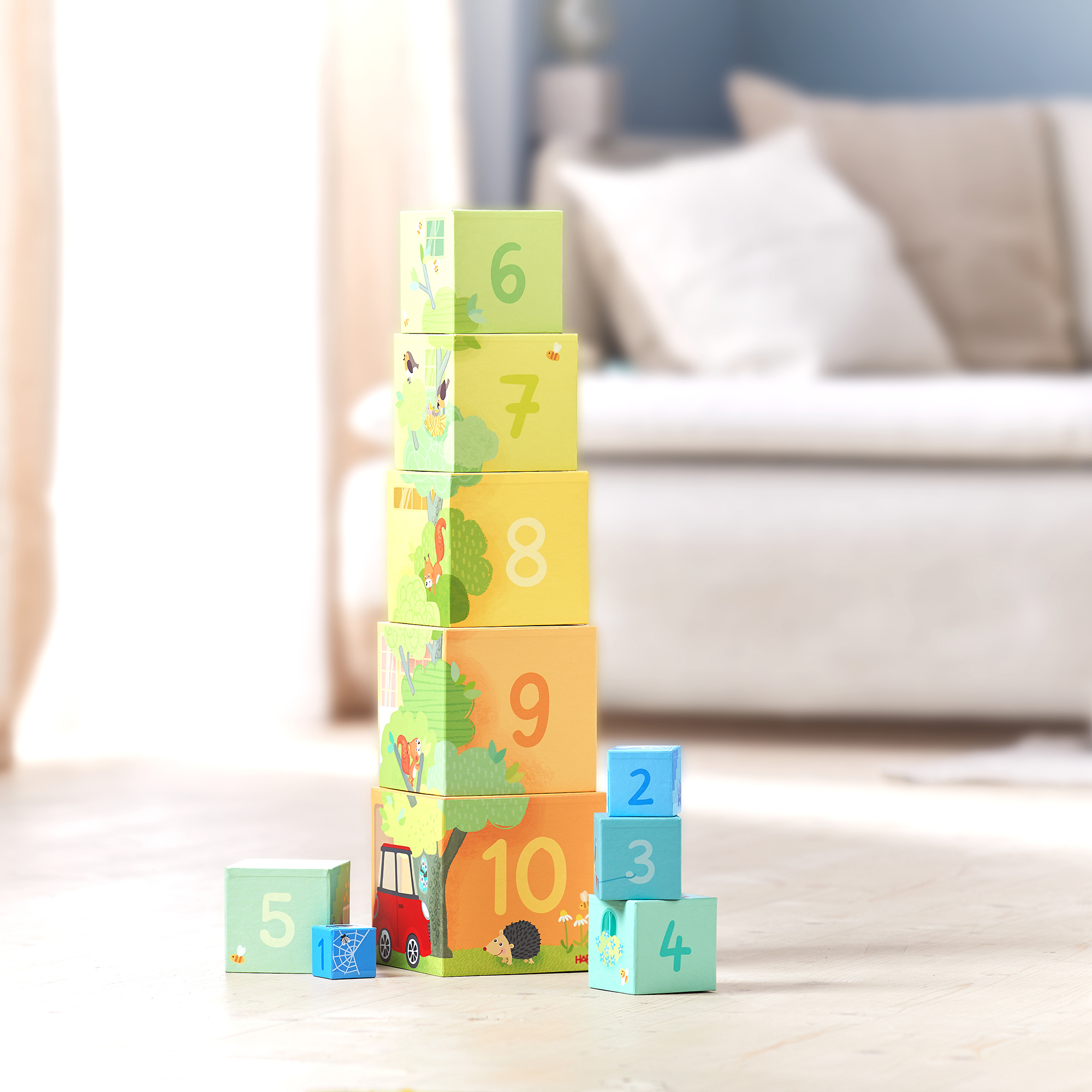 Stapeltürme, HABA, Grün – Produktansicht