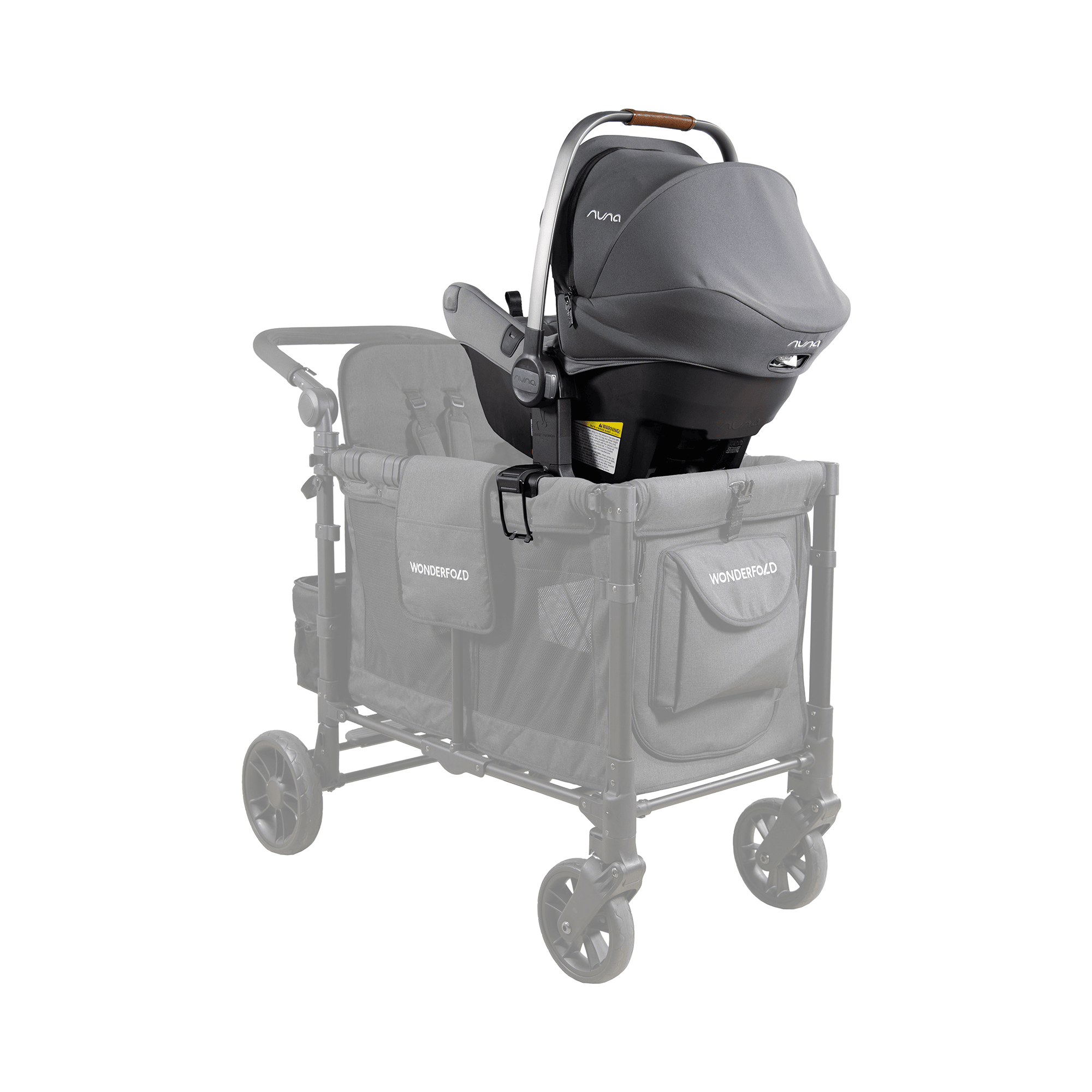 Adapter, WONDERFOLD, Schwarz – Produktansicht