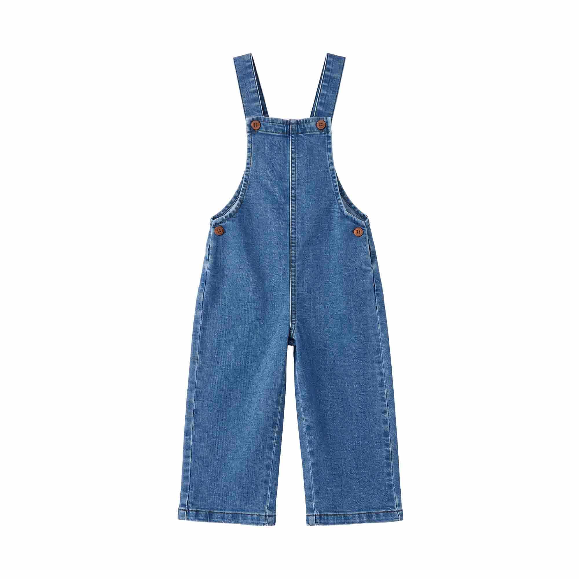 Latzhosen, LITTLE ONE, Blau – Besonderheit: aus 100% Baumwolle