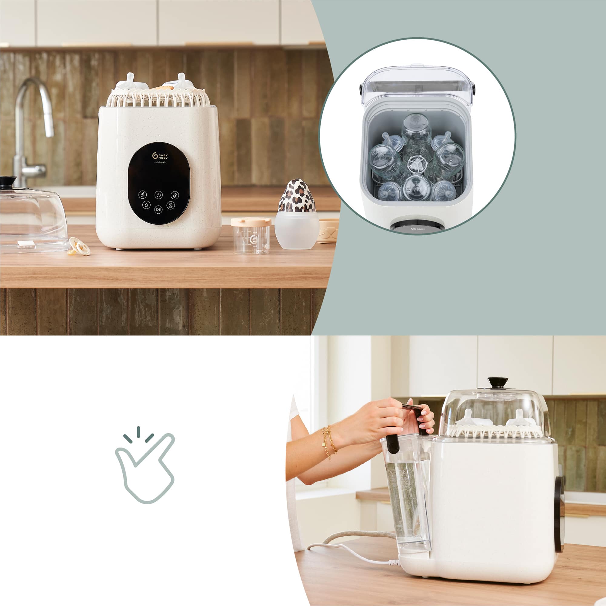 Vaporisatoren, babymoov, Weiß – Produktansicht