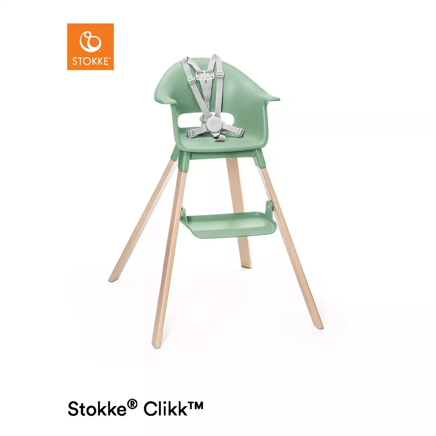 Treppenhochstühle, STOKKE, Grün – Produktansicht