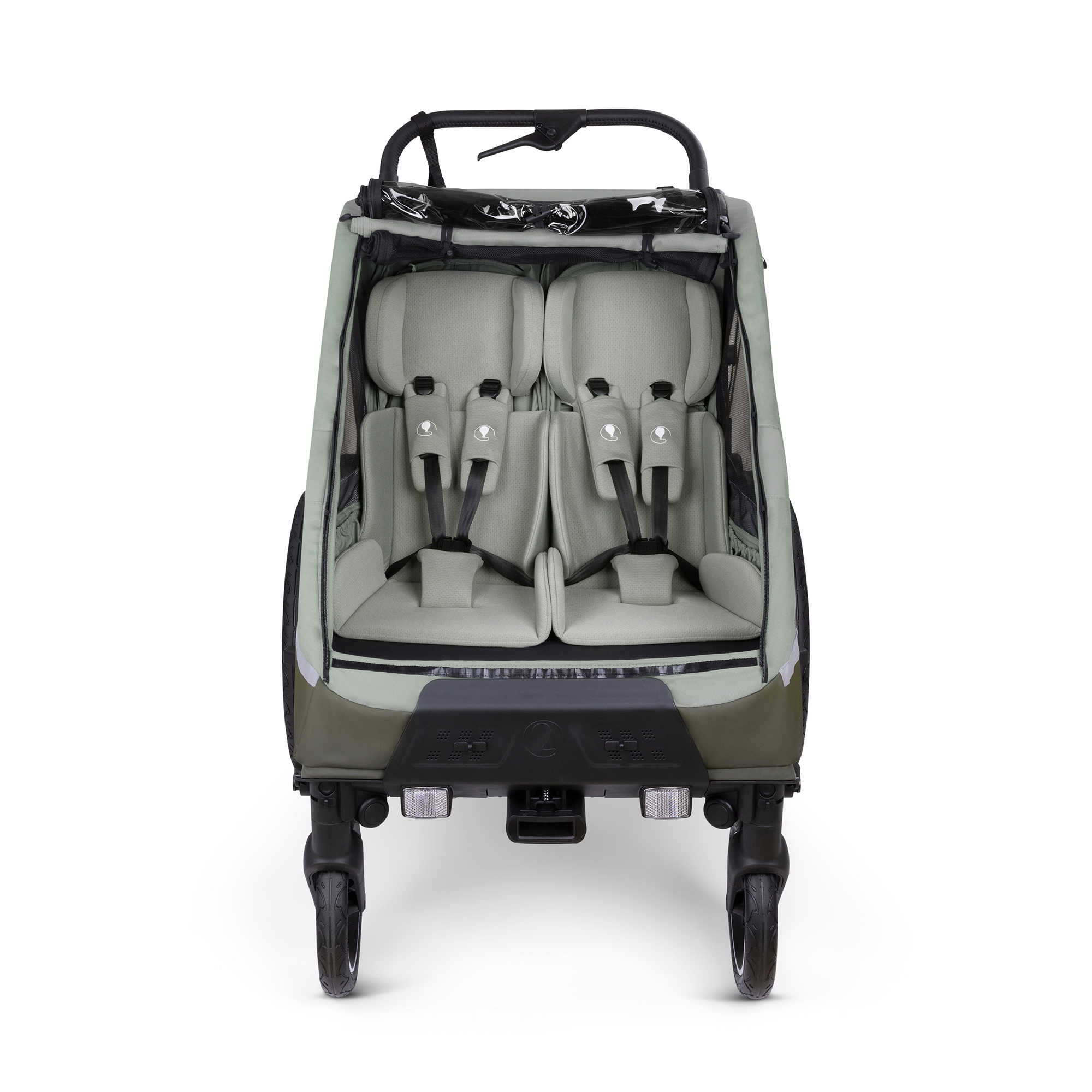 Fahrradanhänger, ABC DESIGN, Grün – Produktansicht