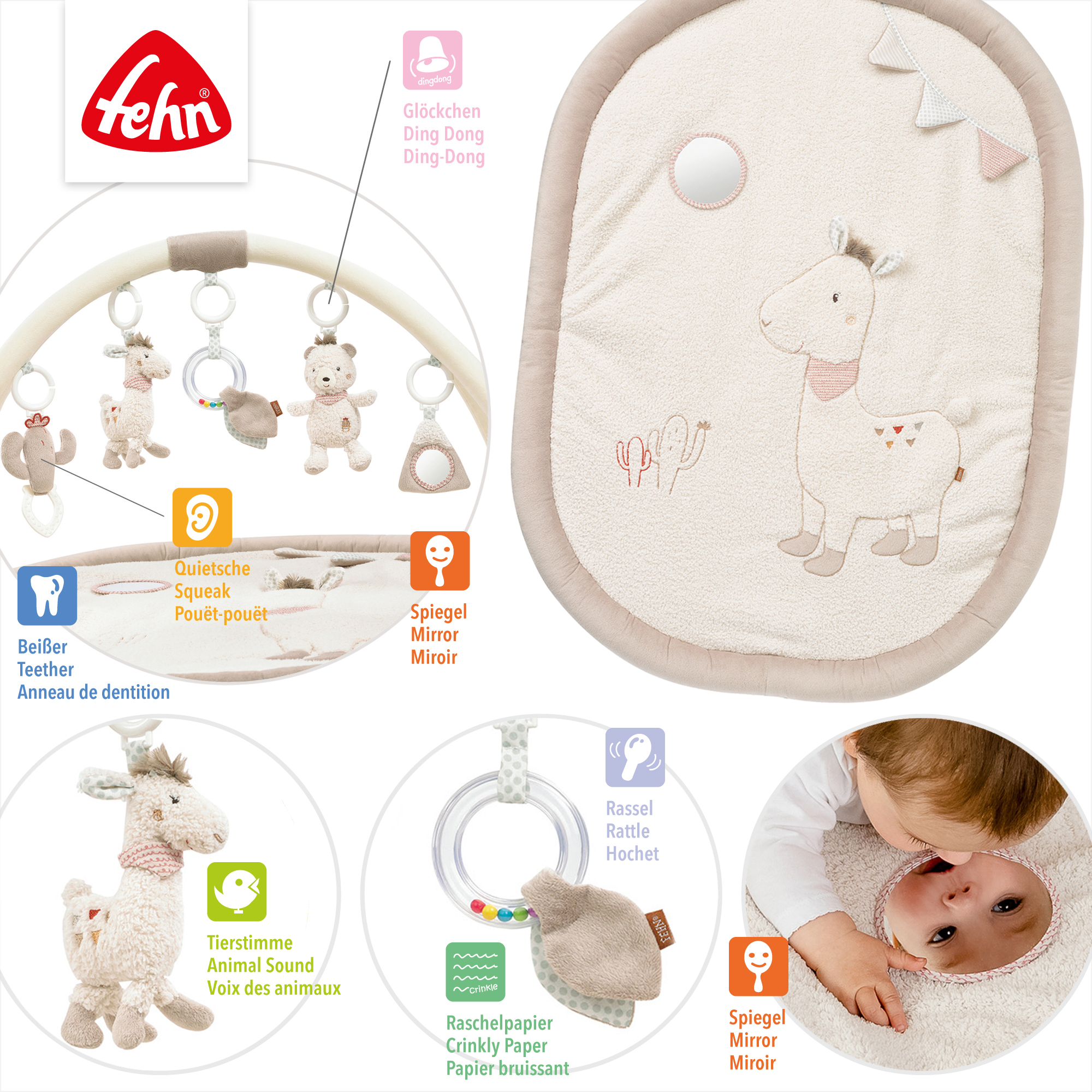 Spielbögen, fehn, Beige – Produktansicht