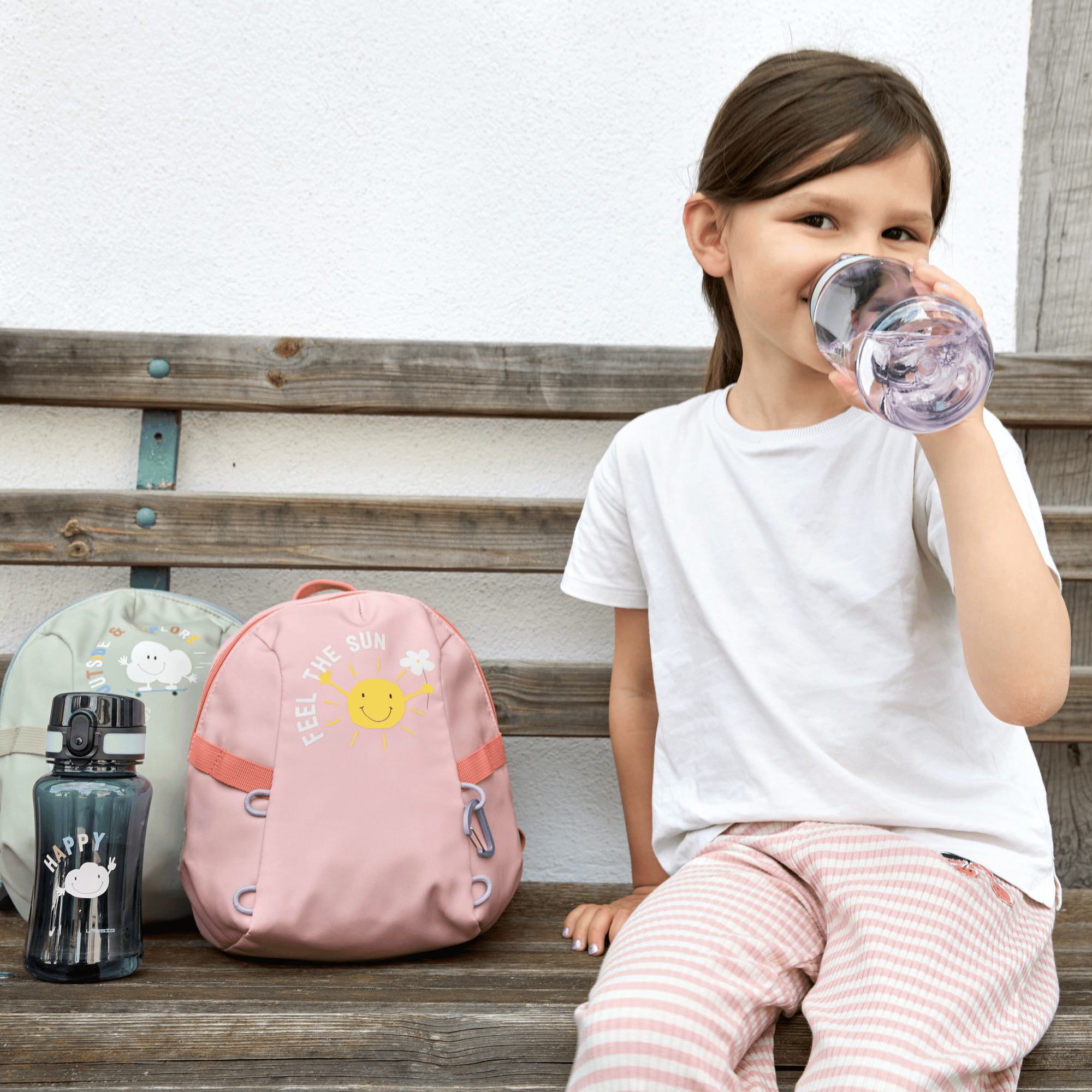 Trinkflaschen, LÄSSIG, Blau – Produktansicht