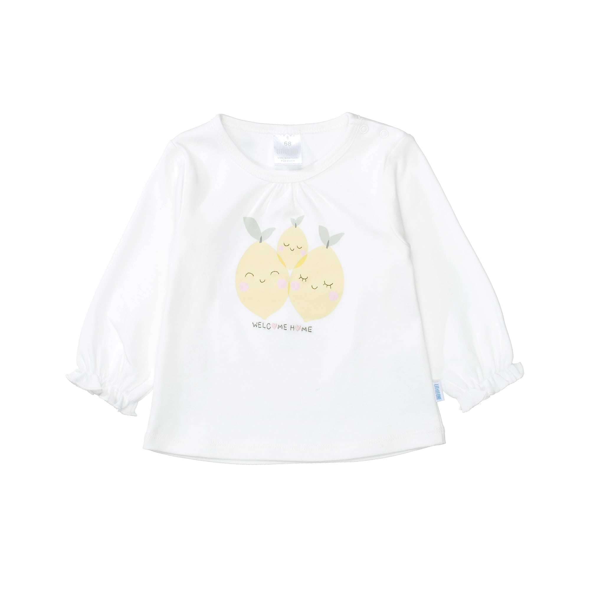 Langarmshirts, LITTLE ONE, Weiß – Besonderheit: aus 100% Baumwolle