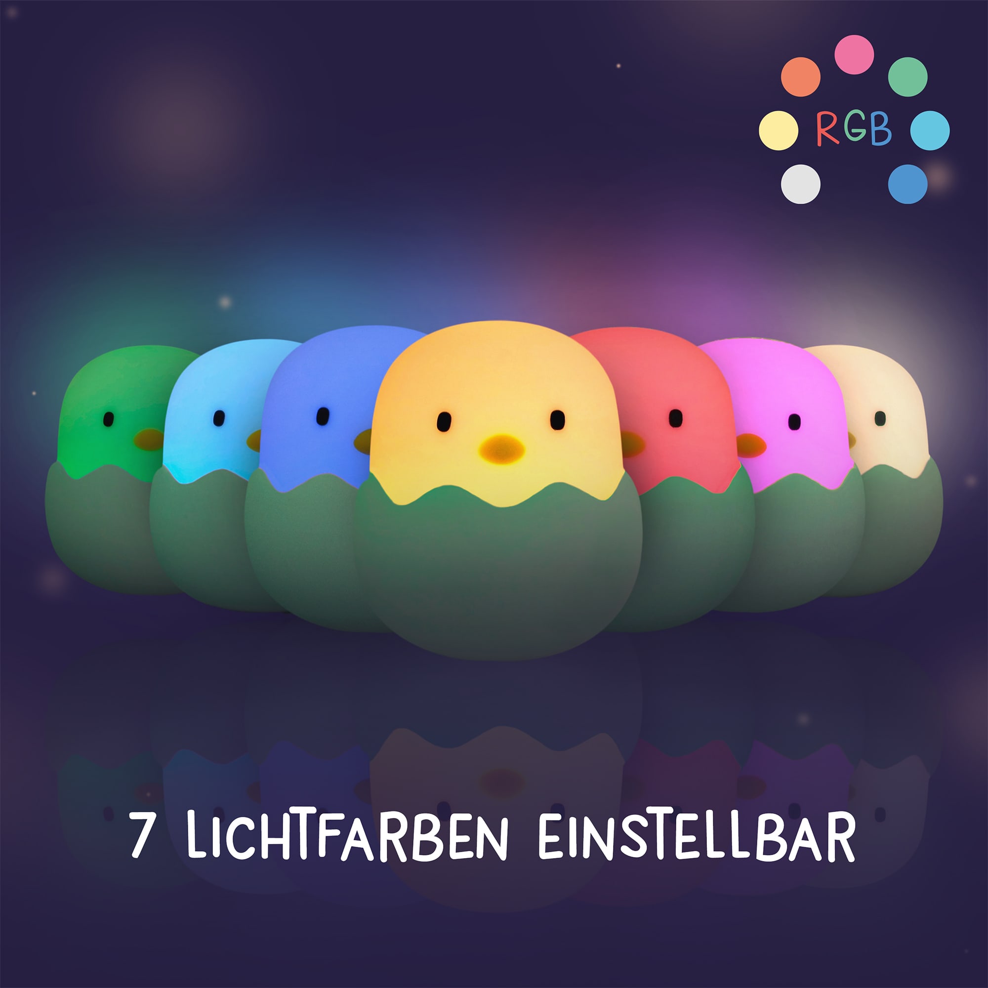 Nachtlichter, MegaLight, Grün – Produktansicht