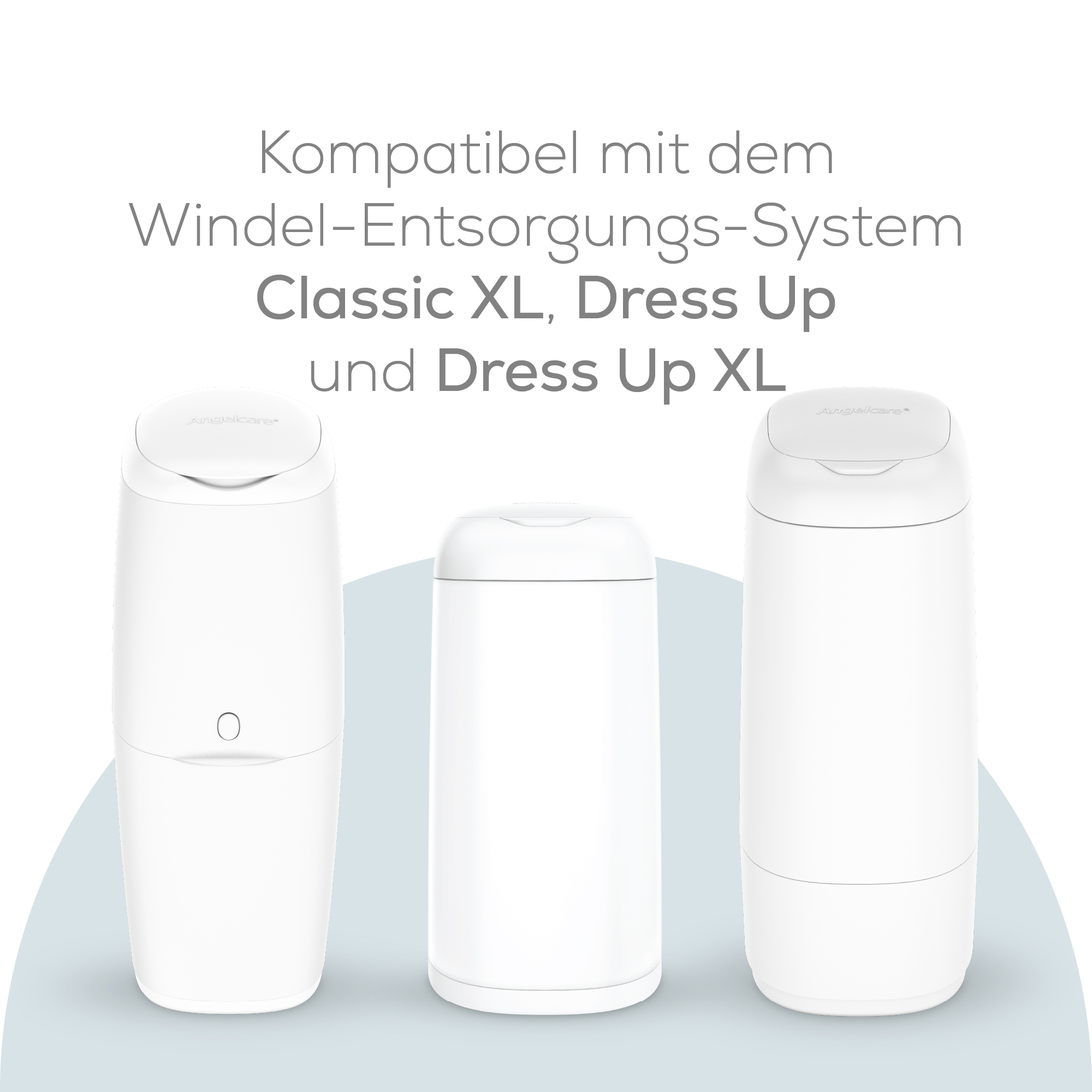 Windeleimer, Angelcare, Grau – Besonderheit: für ca. 210 Windeln