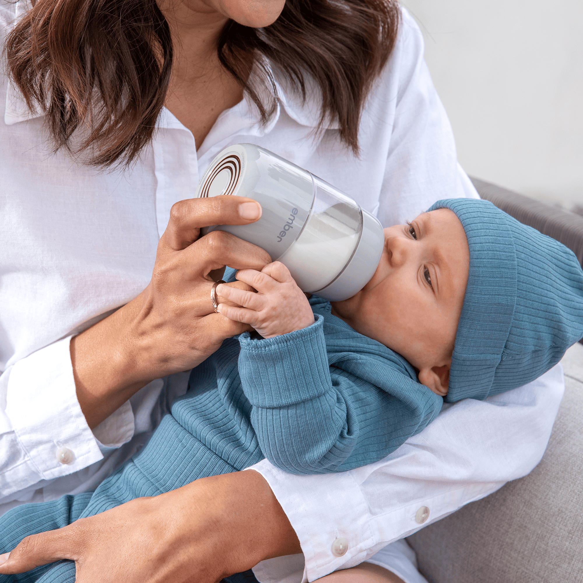 Babykostwärmer, ember, Grau – Produktansicht