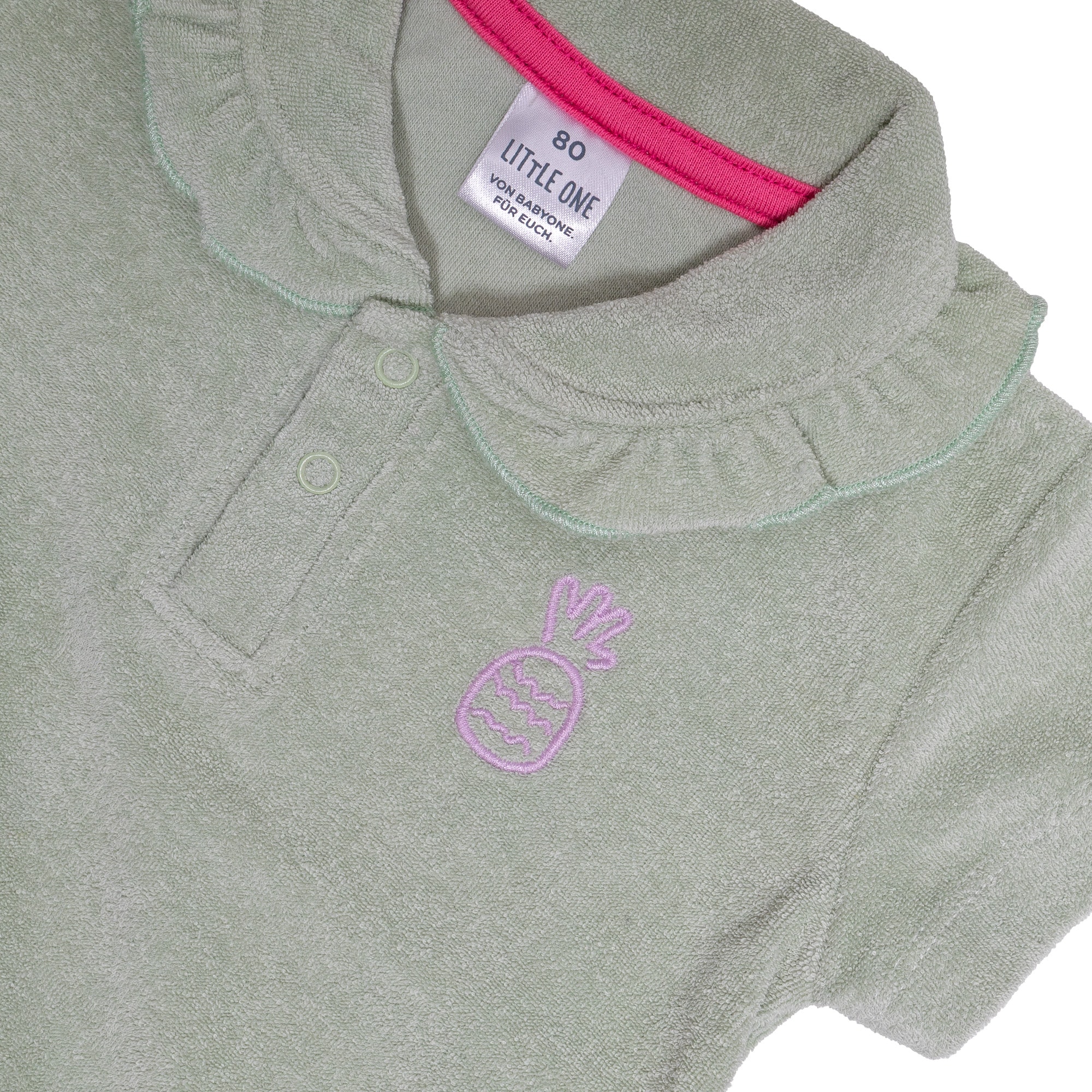 Kurzarmshirts, LITTLE ONE, Grün – Produktansicht