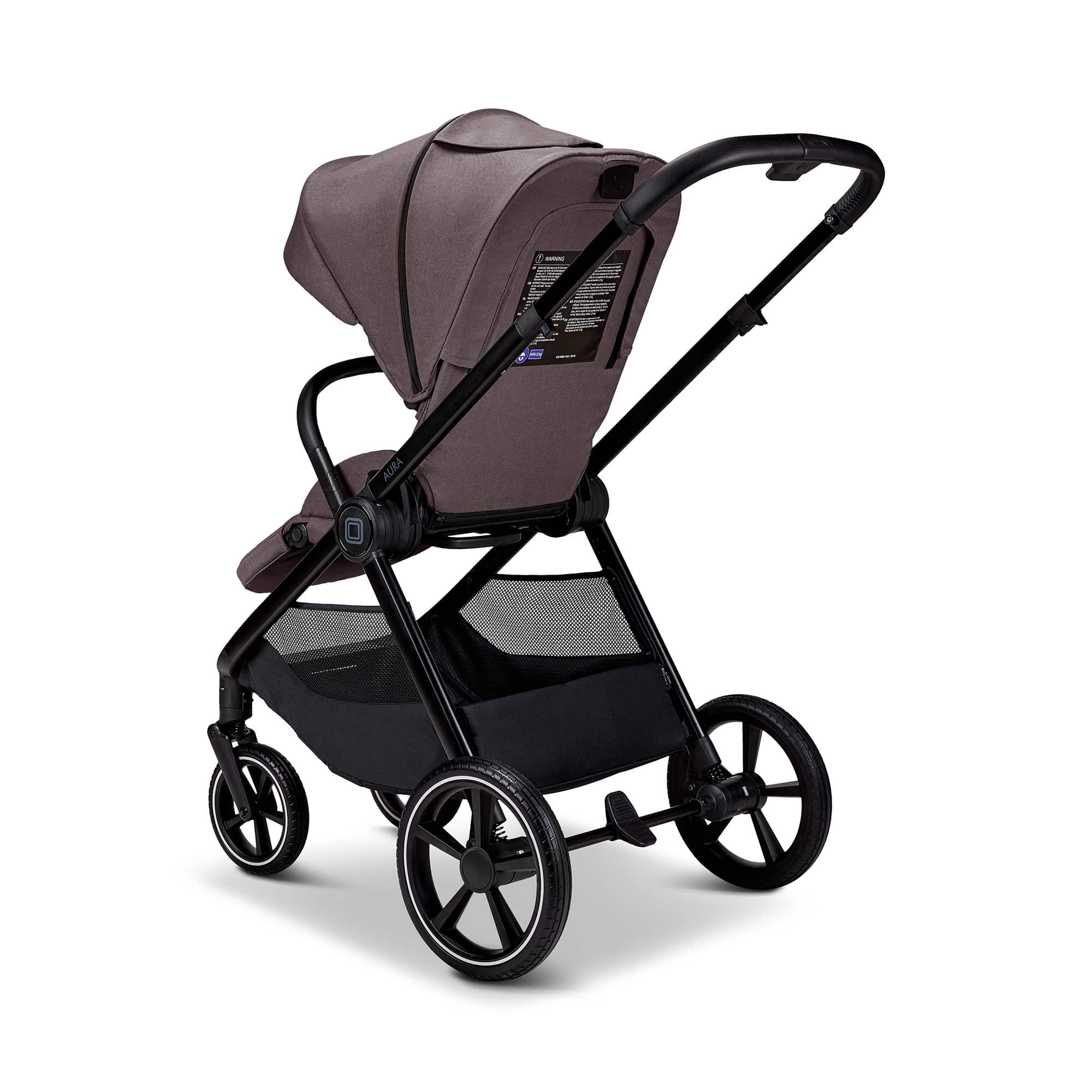 Kombi-Kinderwagen, MOON, Braun – Produktansicht